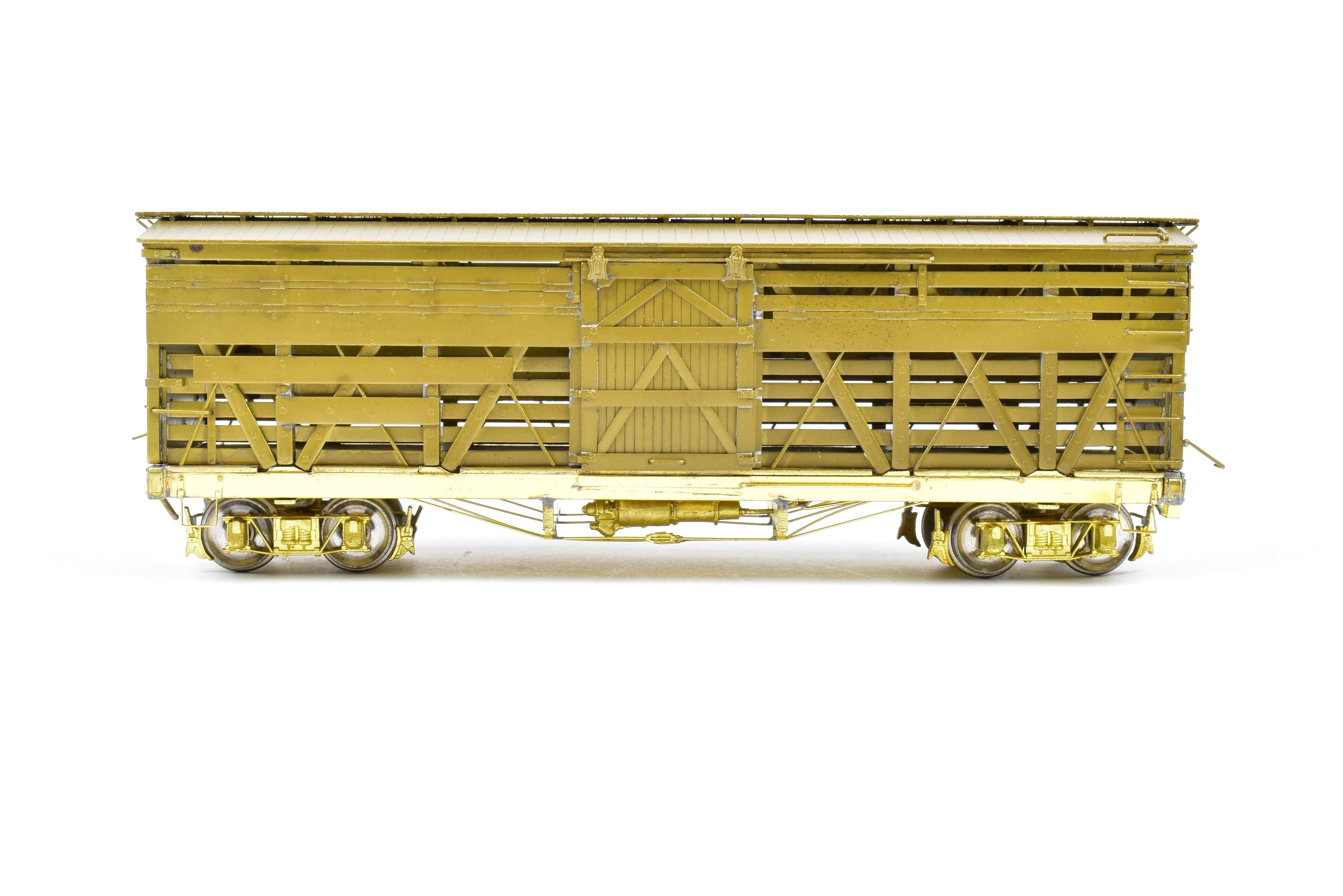 On3 Scale Brass Empire Midland Model of Denver & Rio Grande Western 30-Foot Stock Car