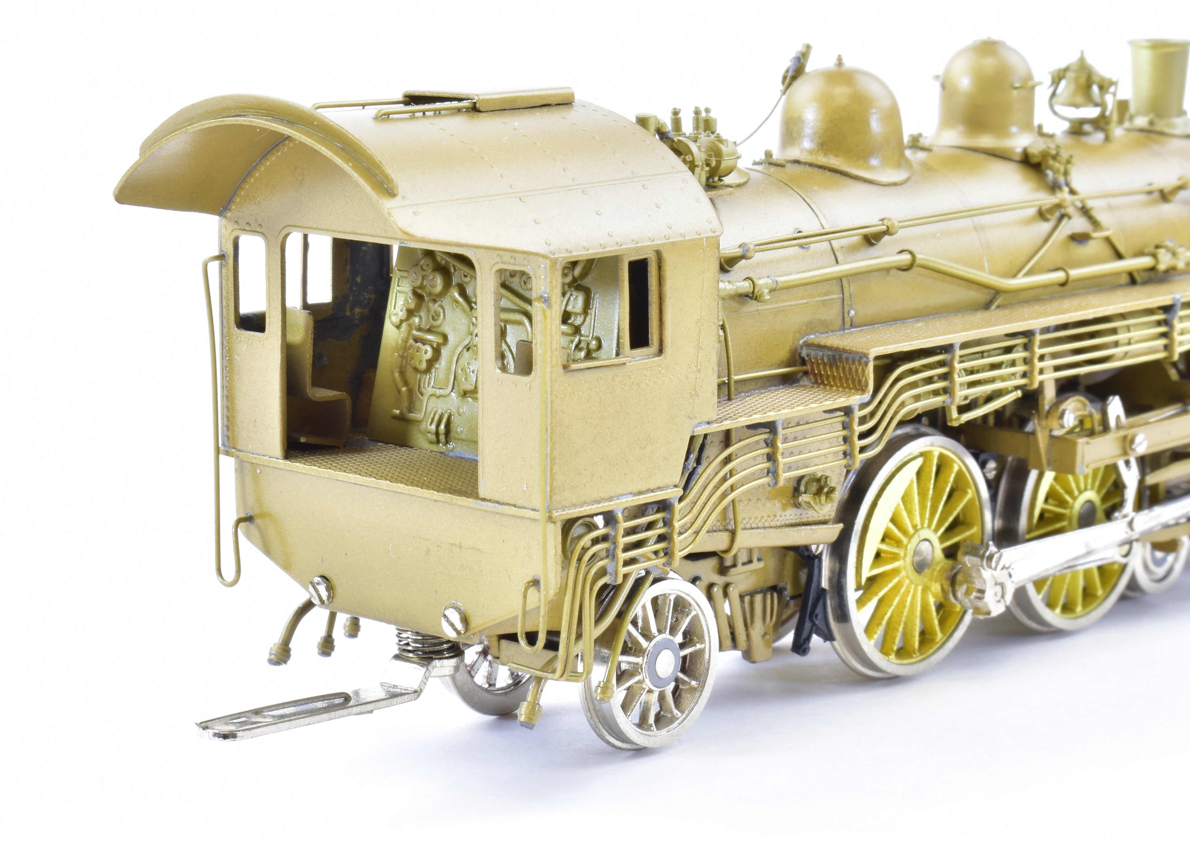 HO Scale Brass Model Train - Overland Models, Inc. Chesapeake & Ohio A - 16 4 - 4 - 2 Atlantic Locomotive by J.P. Models