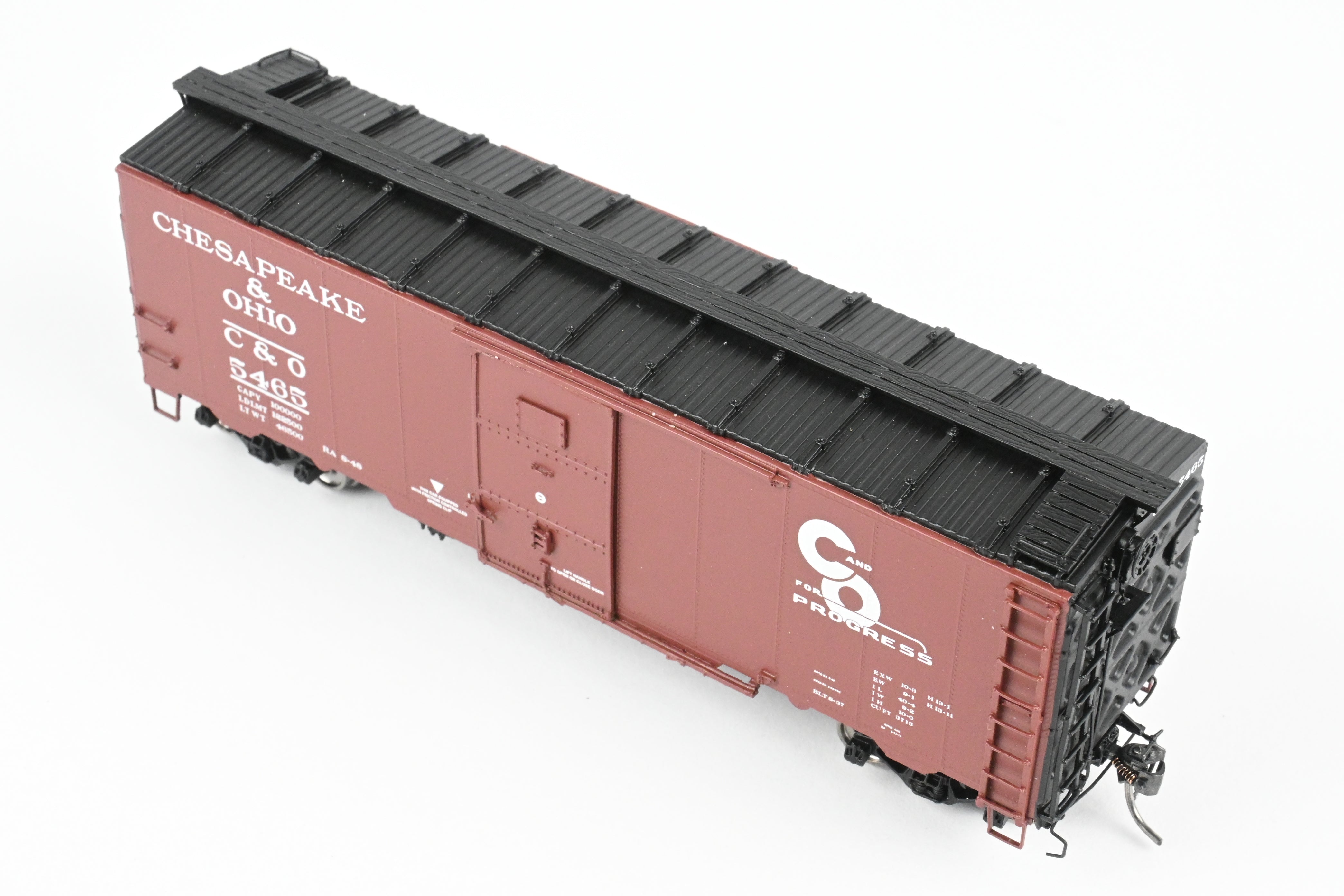 1937 American Scale Models C&O Chesapeake & Ohio Art Deco Boxcar No. 5465