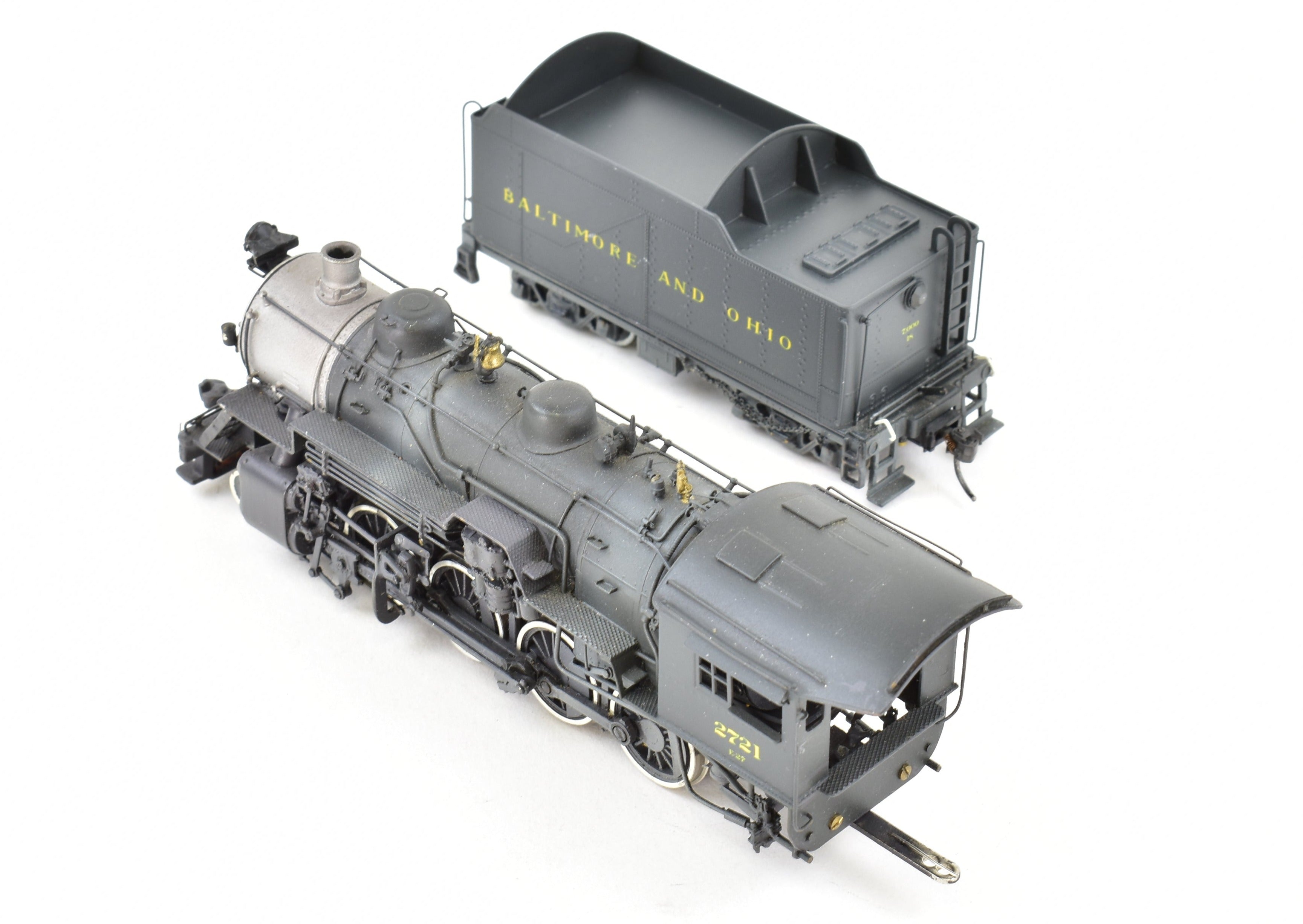 HO Brass PFM - United B&O Baltimore & Ohio E-27ca 2-8-0 Custom Painted Can Motor Model