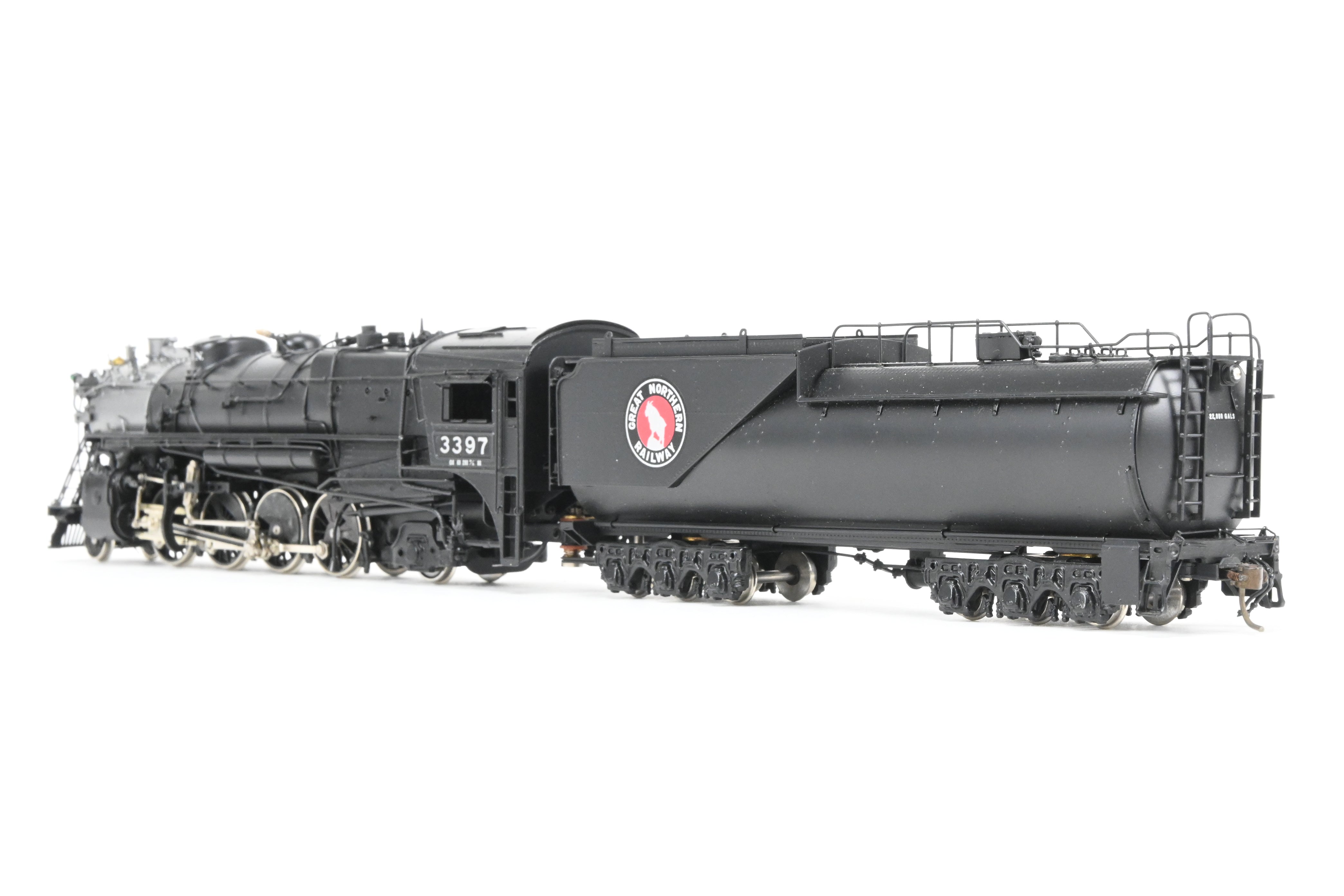 HO Scale Brass PFM - Tenshodo GN Great Northern 2-8-2 Class O-8 Crown Series No. 3397