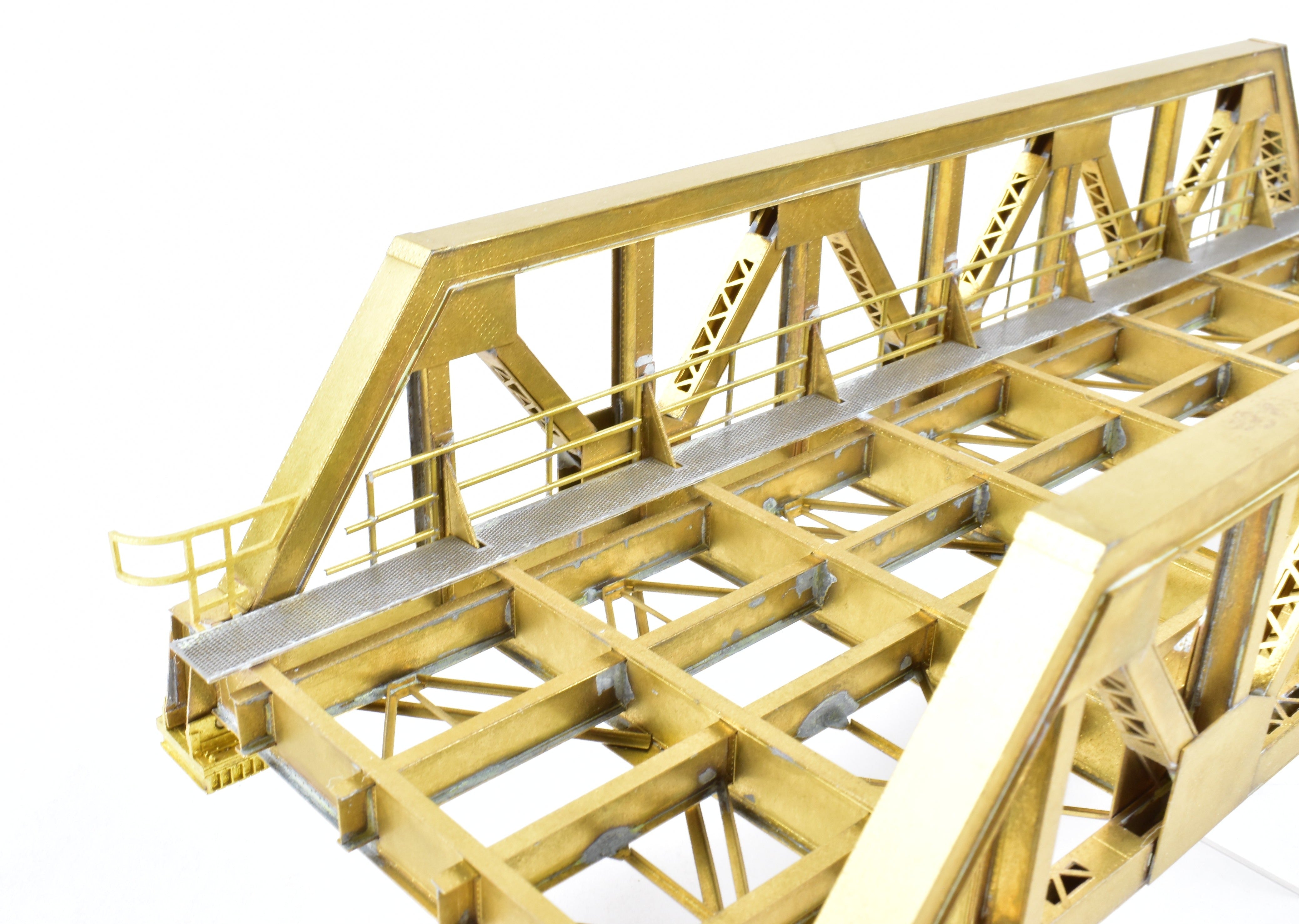 HO Brass OMI Pony Truss Thru 93' 2-Track Bridge by Overland Models