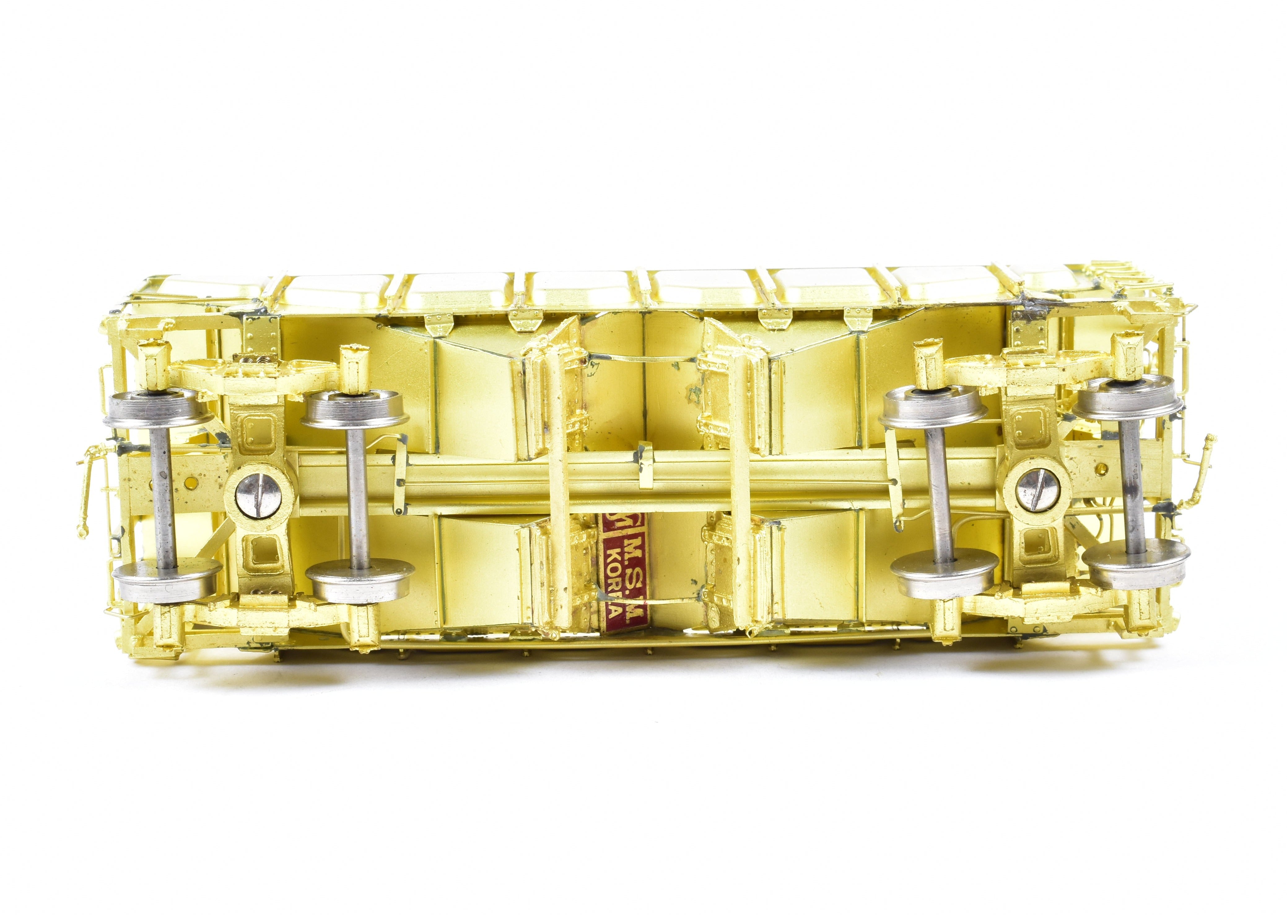 AWE Enterprises HO Brass 2-Bay Open Hopper with Frisco Panel Side