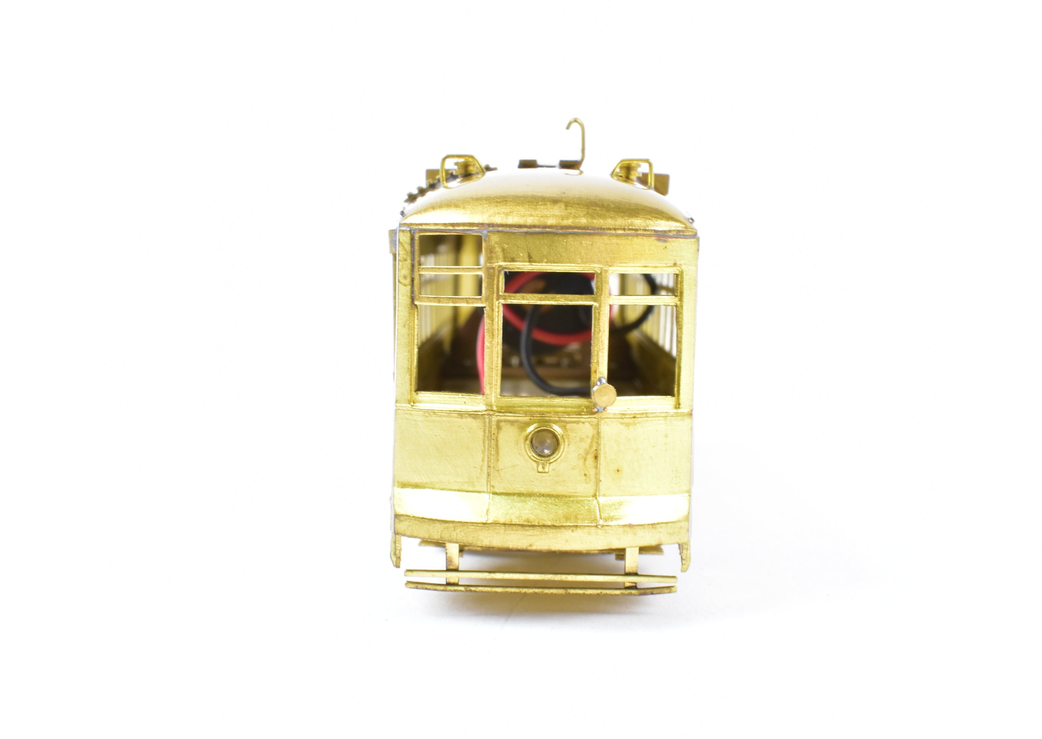 HO Scale Brass Fairfield Traction Models 345-2 CSL - Chicago Surface Lines Two-Man City Trolley Model