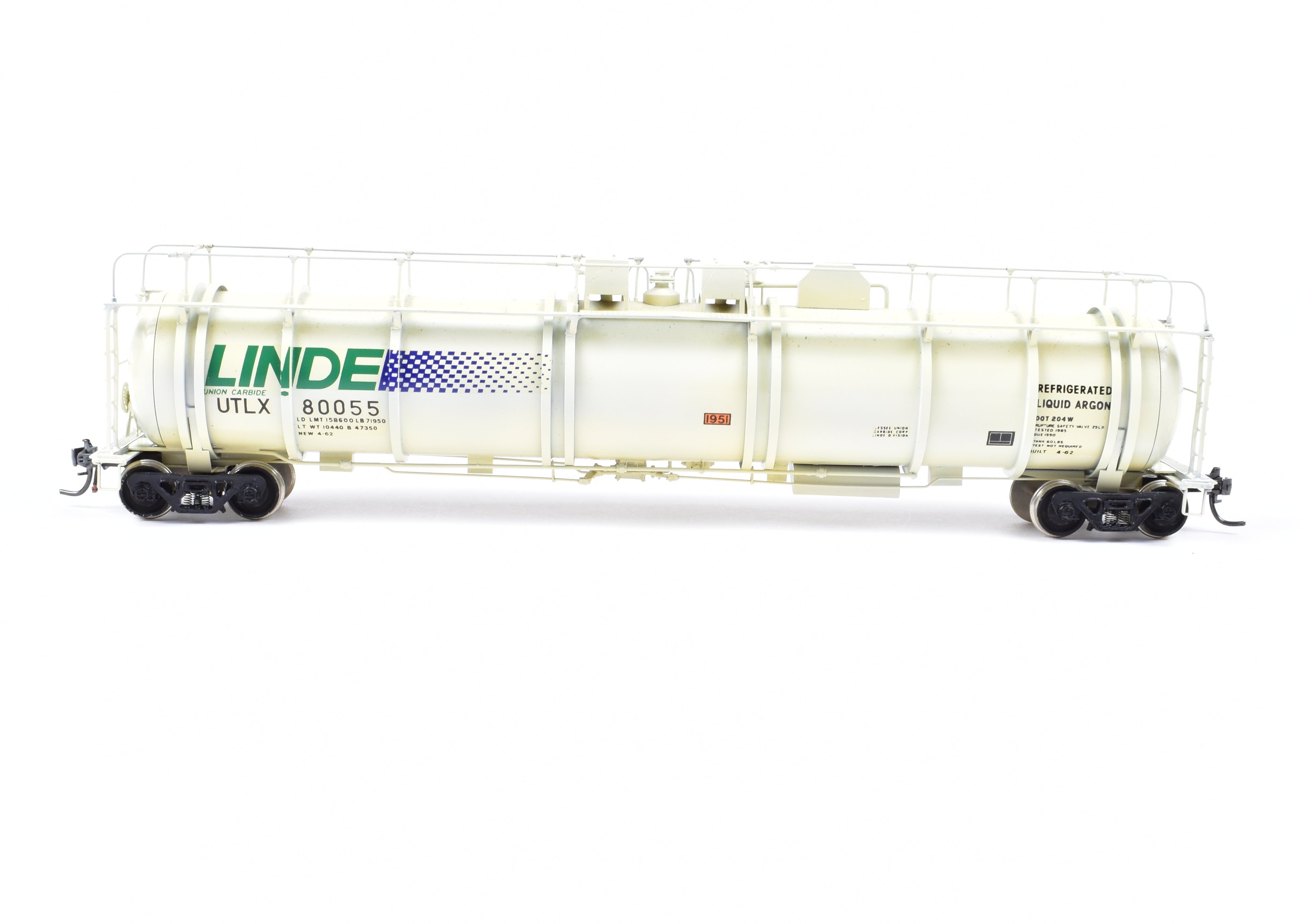 HO Brass OMI by Overland Models: Custom Painted Liquid Argon Tank #80055