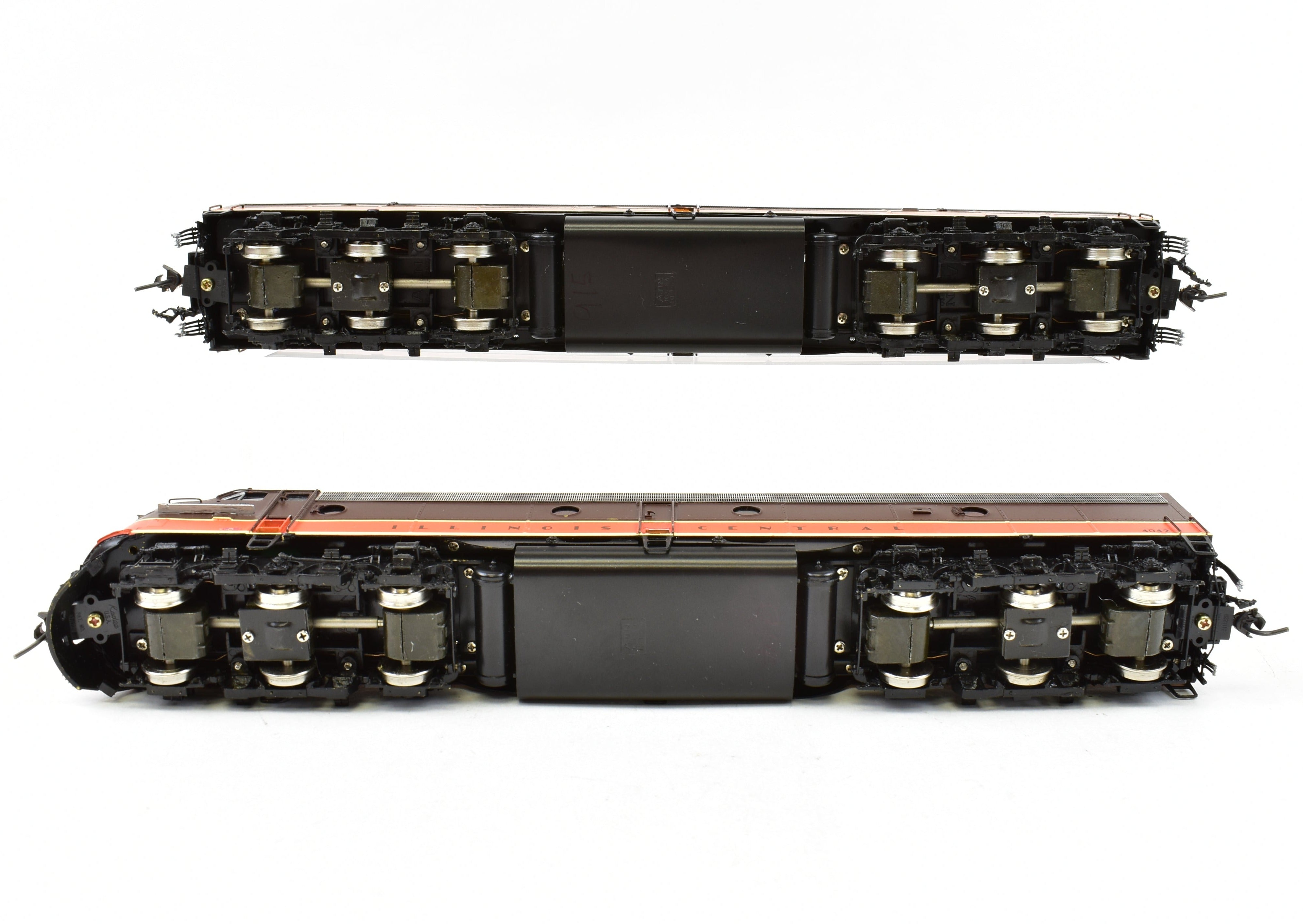 Overland Models IC Illinois Central EMD E9 - A & E8 - B Set, Pro - Painted, ReBoxx