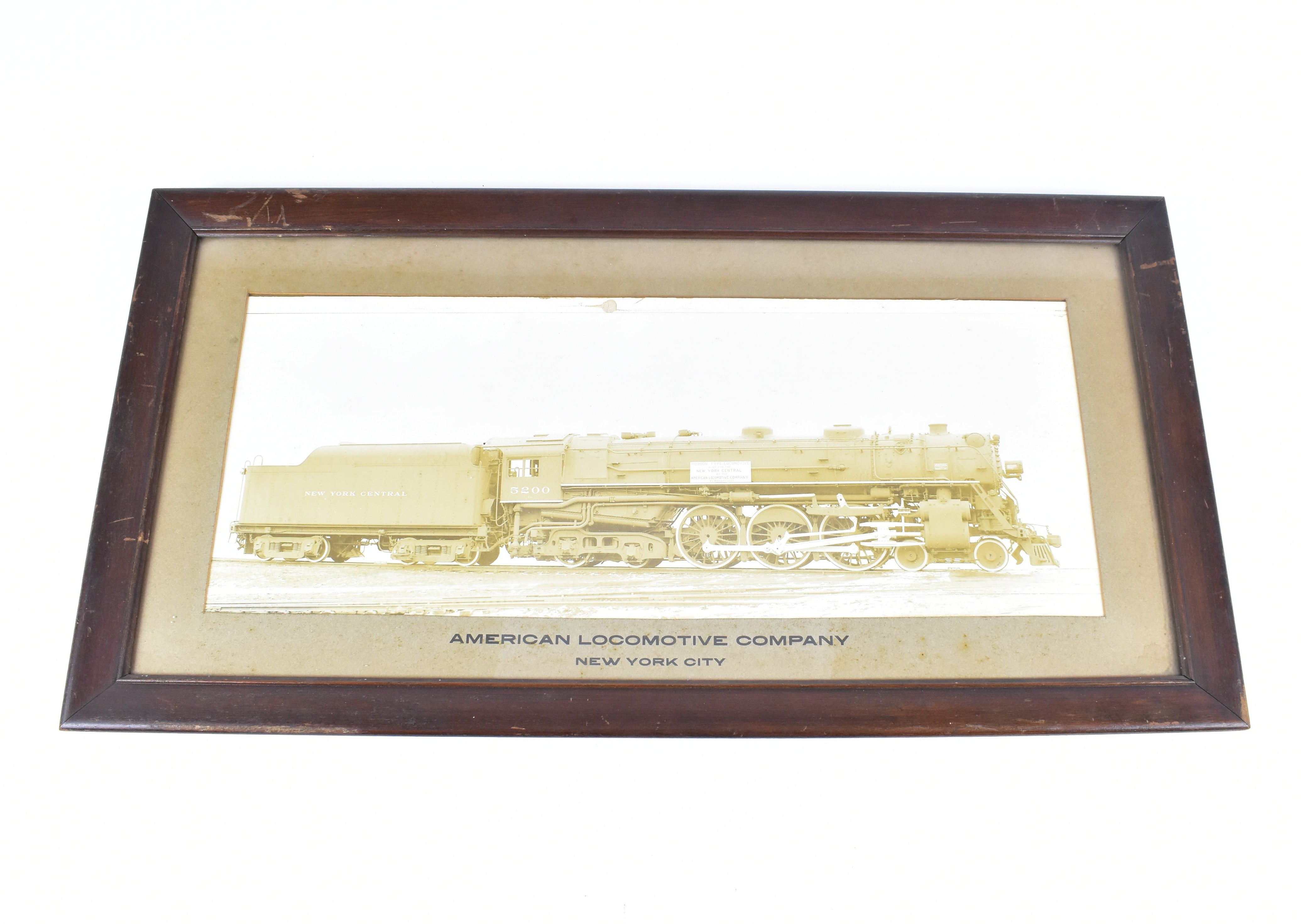 Rare HO Brass CON Micro Cast Mizuno NYC J-1a 4-6-4 Pilot Model with Builder Photo