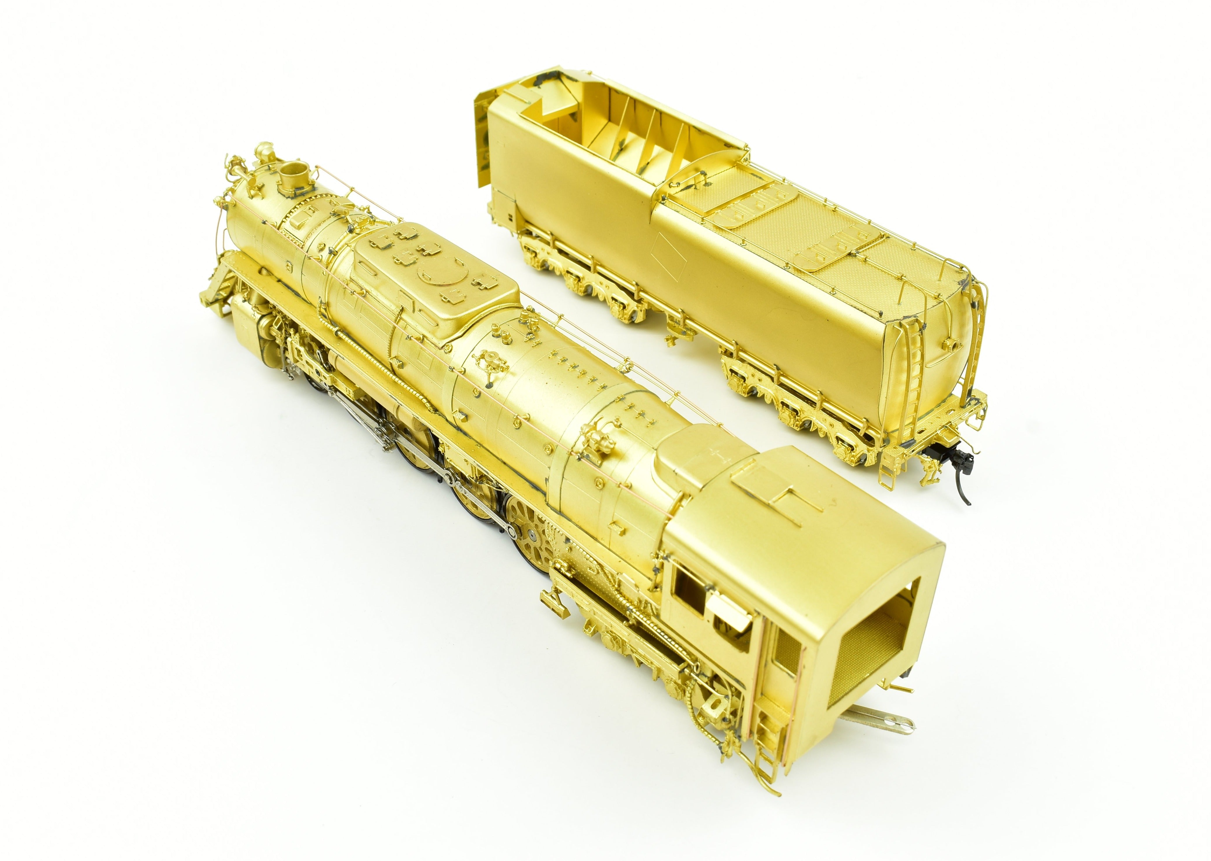 HO Scale Brass Model Train - Overland Models, Inc. MILW - Milwaukee Road S-3 4-8-4 Steam Locomotive with Squared Boiler Front