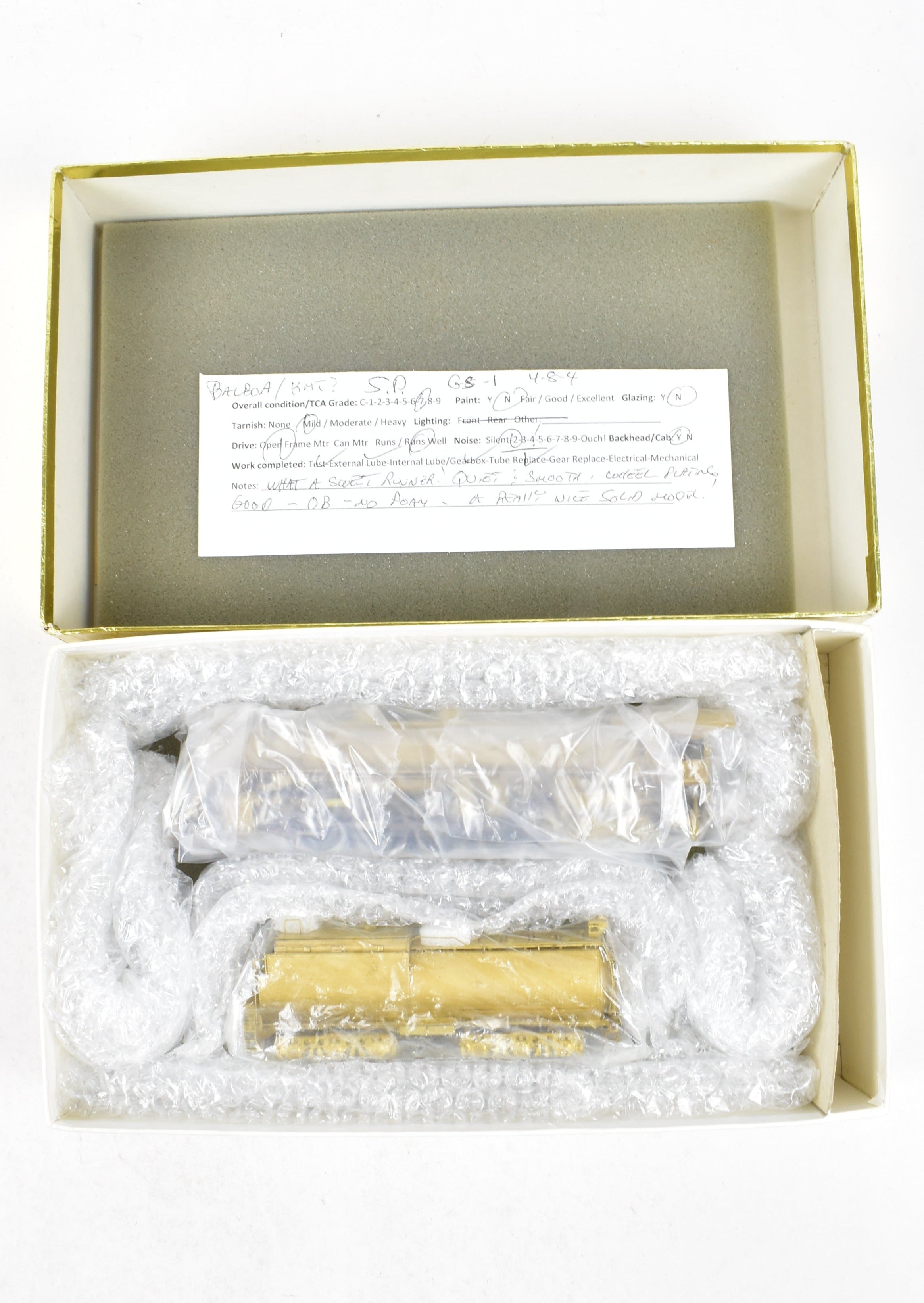 HO Scale Brass Balboa Model Train - Southern Pacific GS - 1 4 - 8 - 4 Steam Locomotive