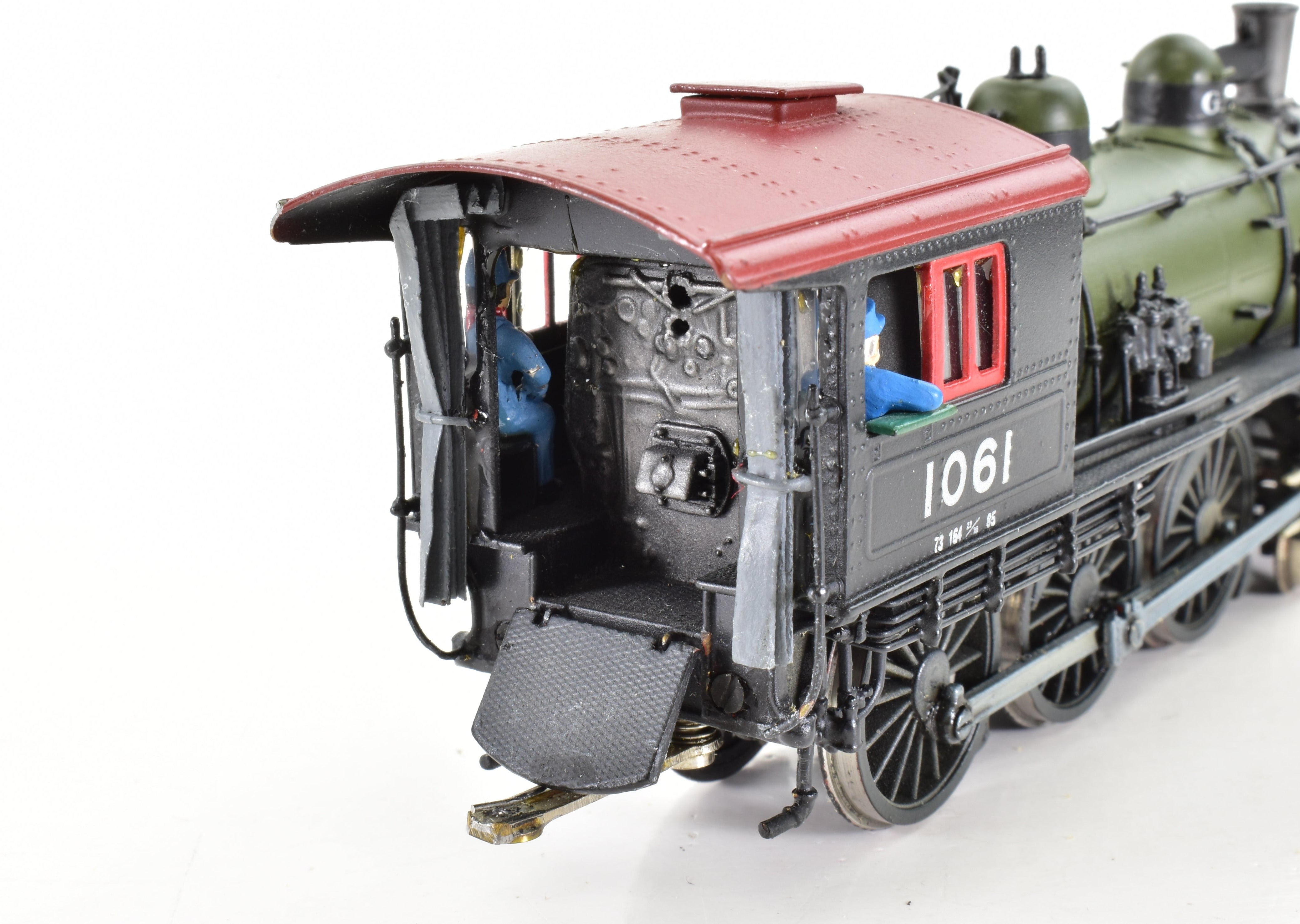 HO Scale Custom-Painted Brass Great Northern 4-6-0 Class E-8 Model No. 1061