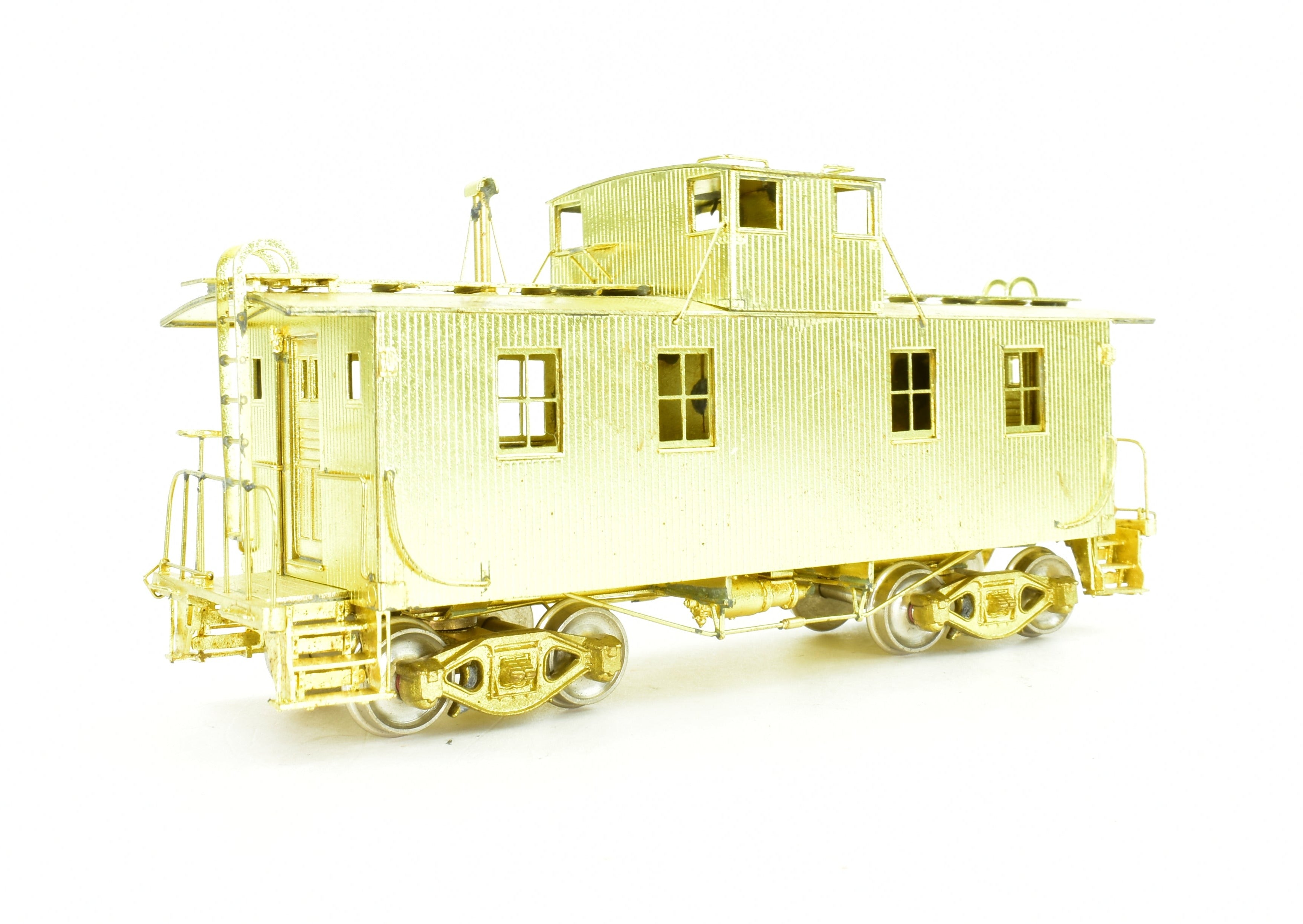 HO Scale Brass Alco NYC - New York Central 28' Wide Cupola Wood Caboose Model