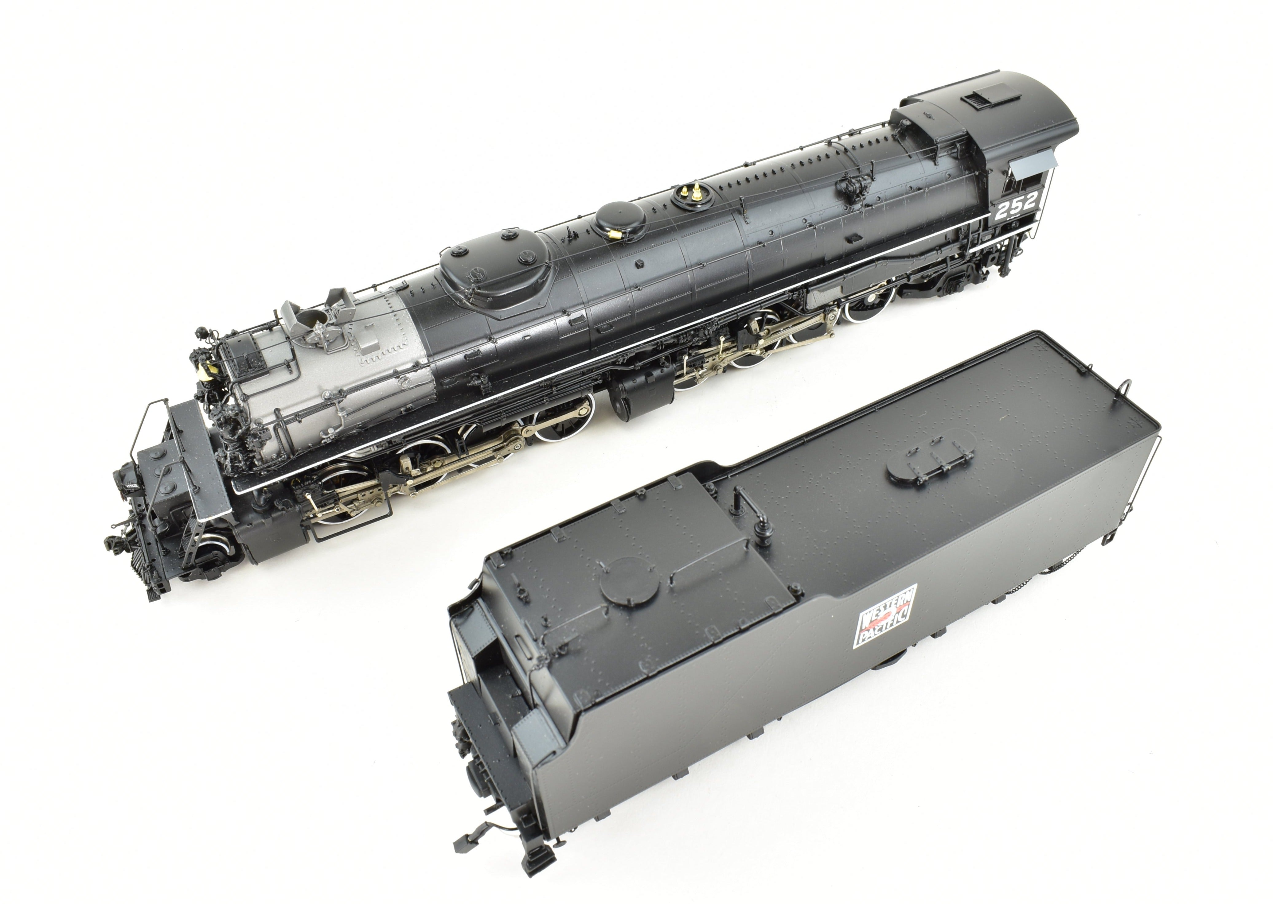 HO Brass Western Pacific 2-8-8-2 Class 251 V1 FP Black DCC & Sound by W&R