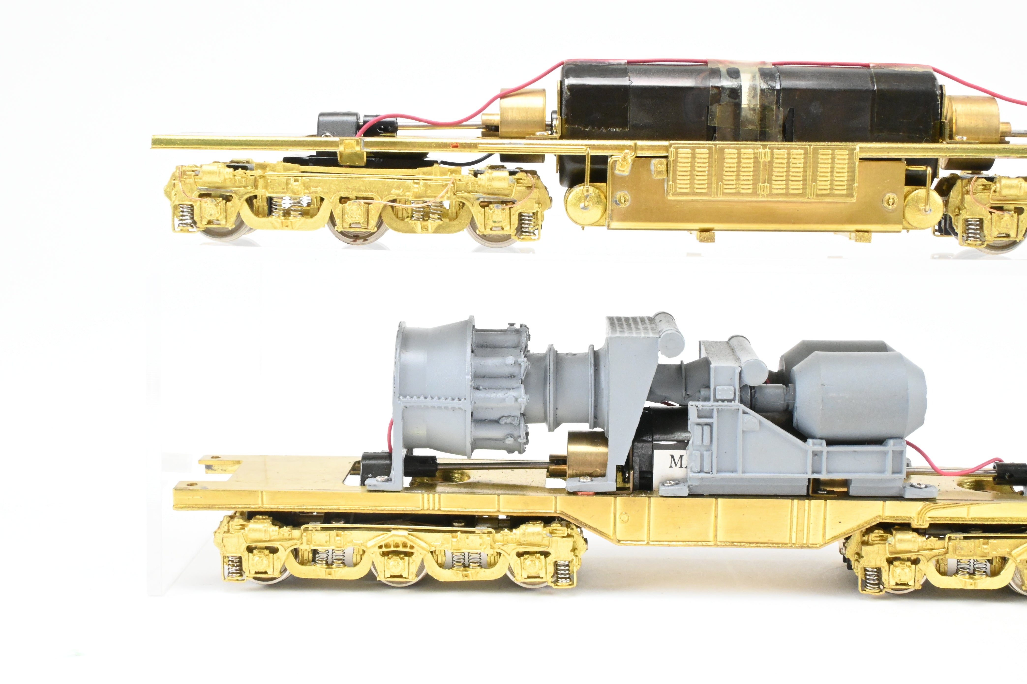 High - Quality HO Scale Brass Replacement Kit for Union Pacific GE 8500 HP Gas Turbine Big Blow Tower Drive by Overland Models, Inc (OMI)
