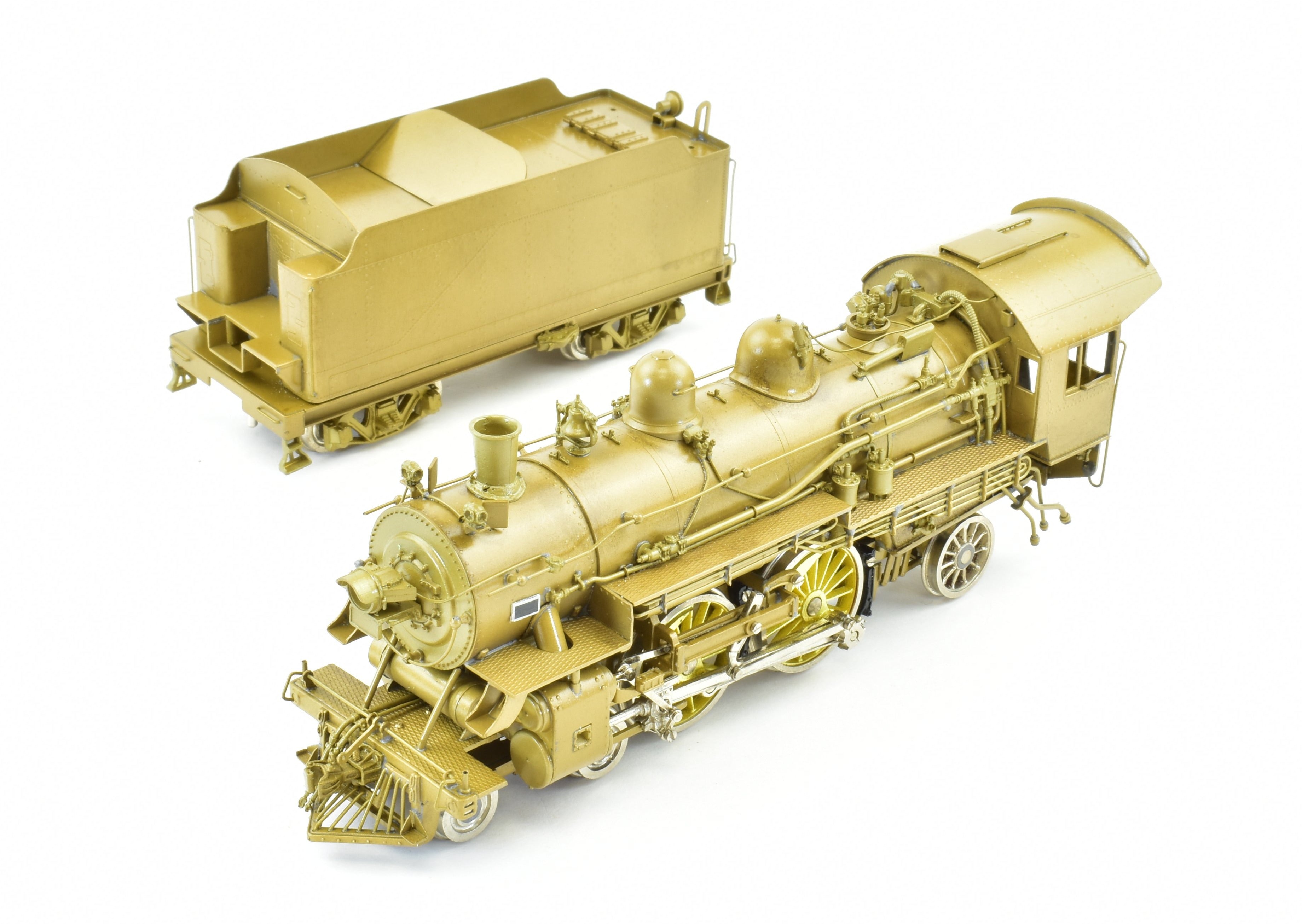 HO Scale Brass Model Train - Overland Models, Inc. Chesapeake & Ohio A - 16 4 - 4 - 2 Atlantic Locomotive by J.P. Models