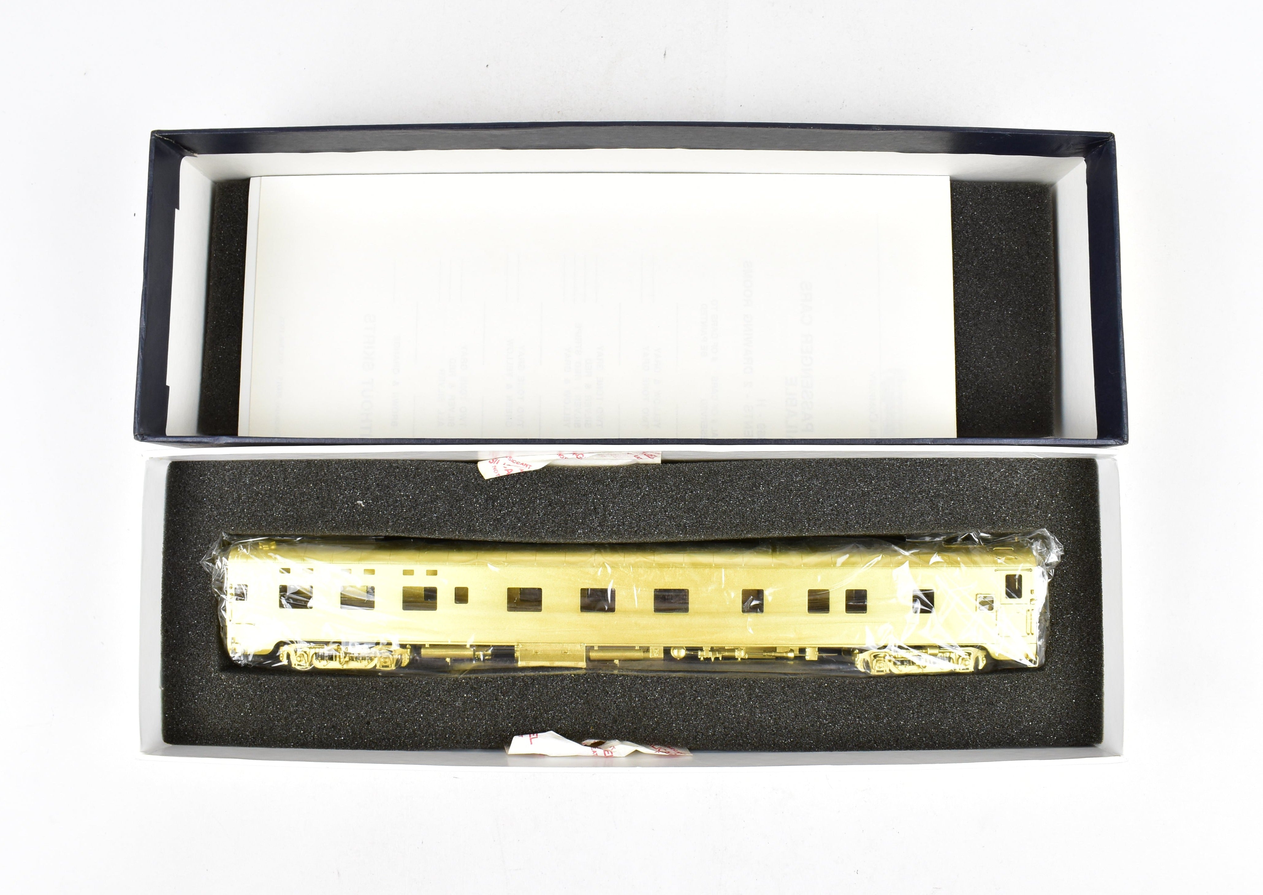 HO Brass Wasatch Model Co. ATSF Santa Fe Valley 4-6-6 Unpainted Sleeper