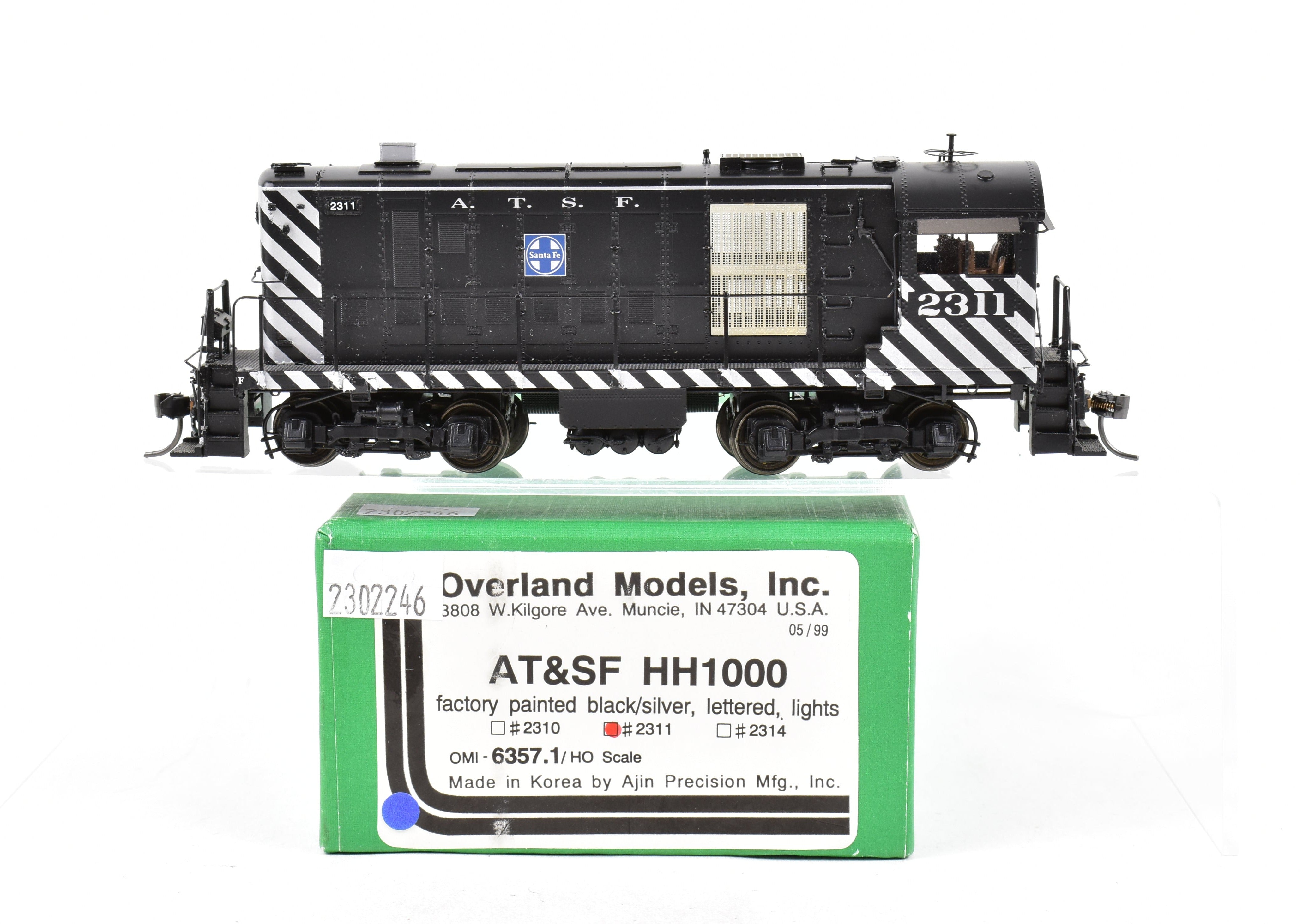 HO Brass OMI - Overland Models Inc. AT&SF Santa Fe ALCO HH1000 Factory Painted #2311
