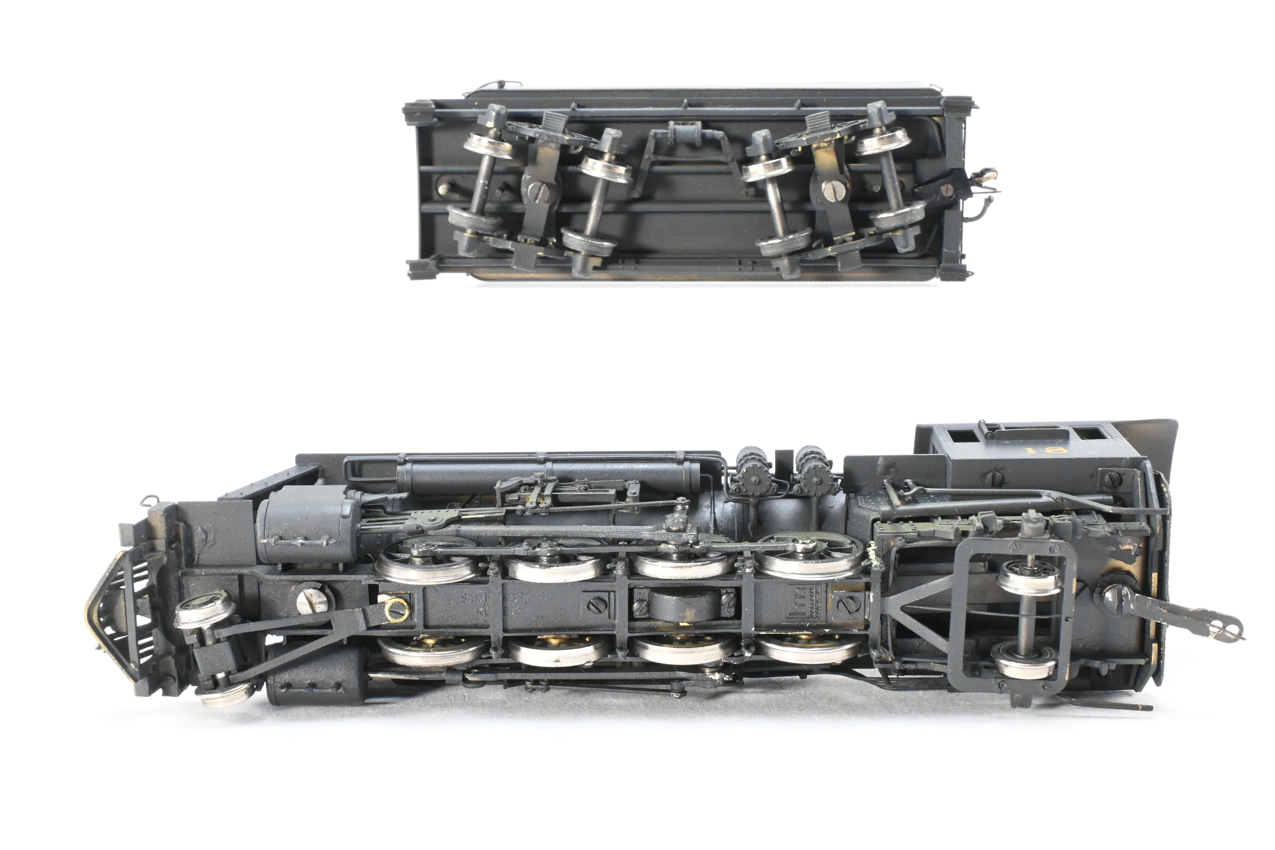 HOn3 Scale Brass Hallmark Models Custom - Painted EBT (East Broad Top) 2 - 8 - 2 Mikado Locomotive Model No. 18