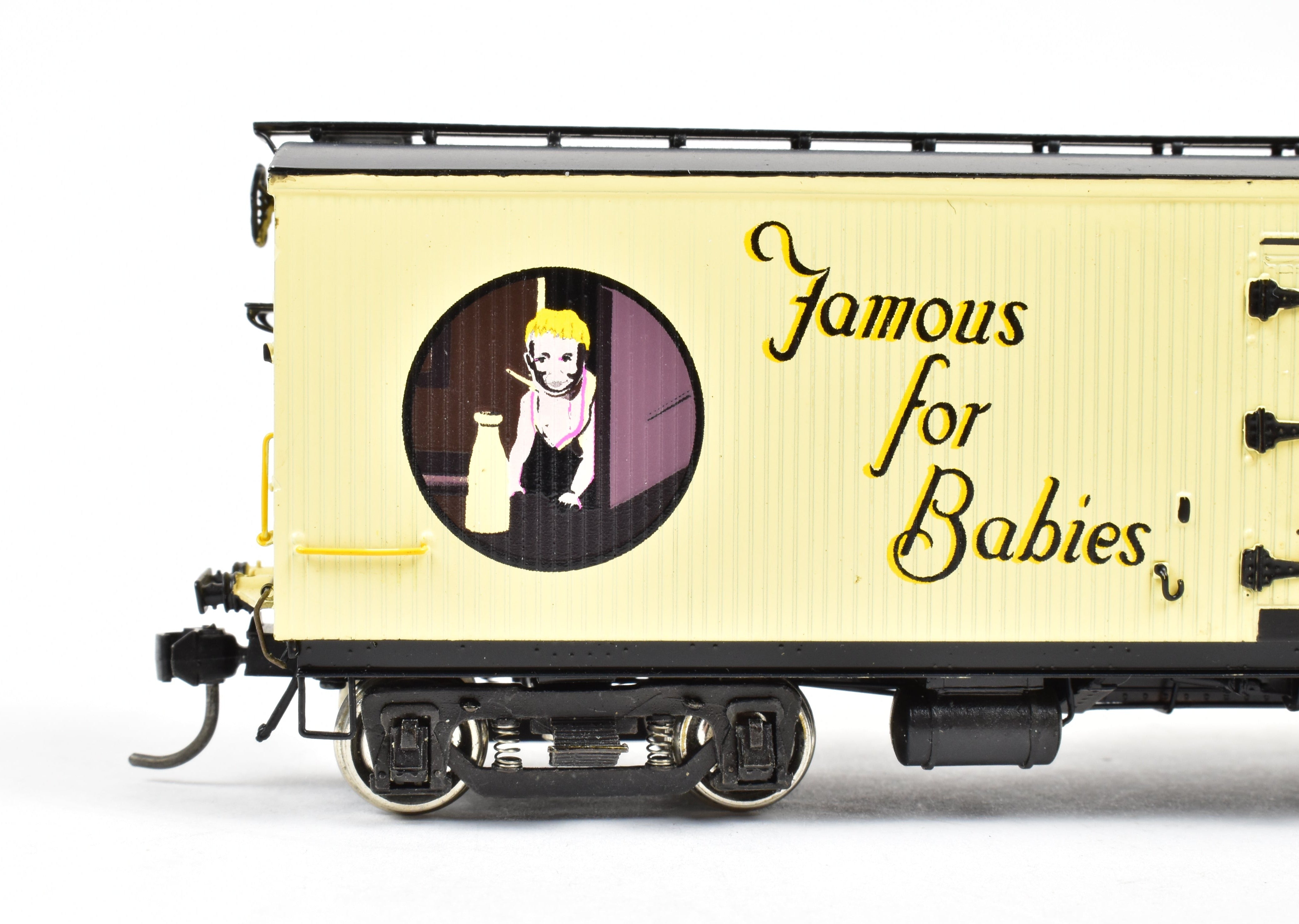 HO Scale Brass PSC Precision 41' Round Roof Milk Tank Car by Fairfield Farms