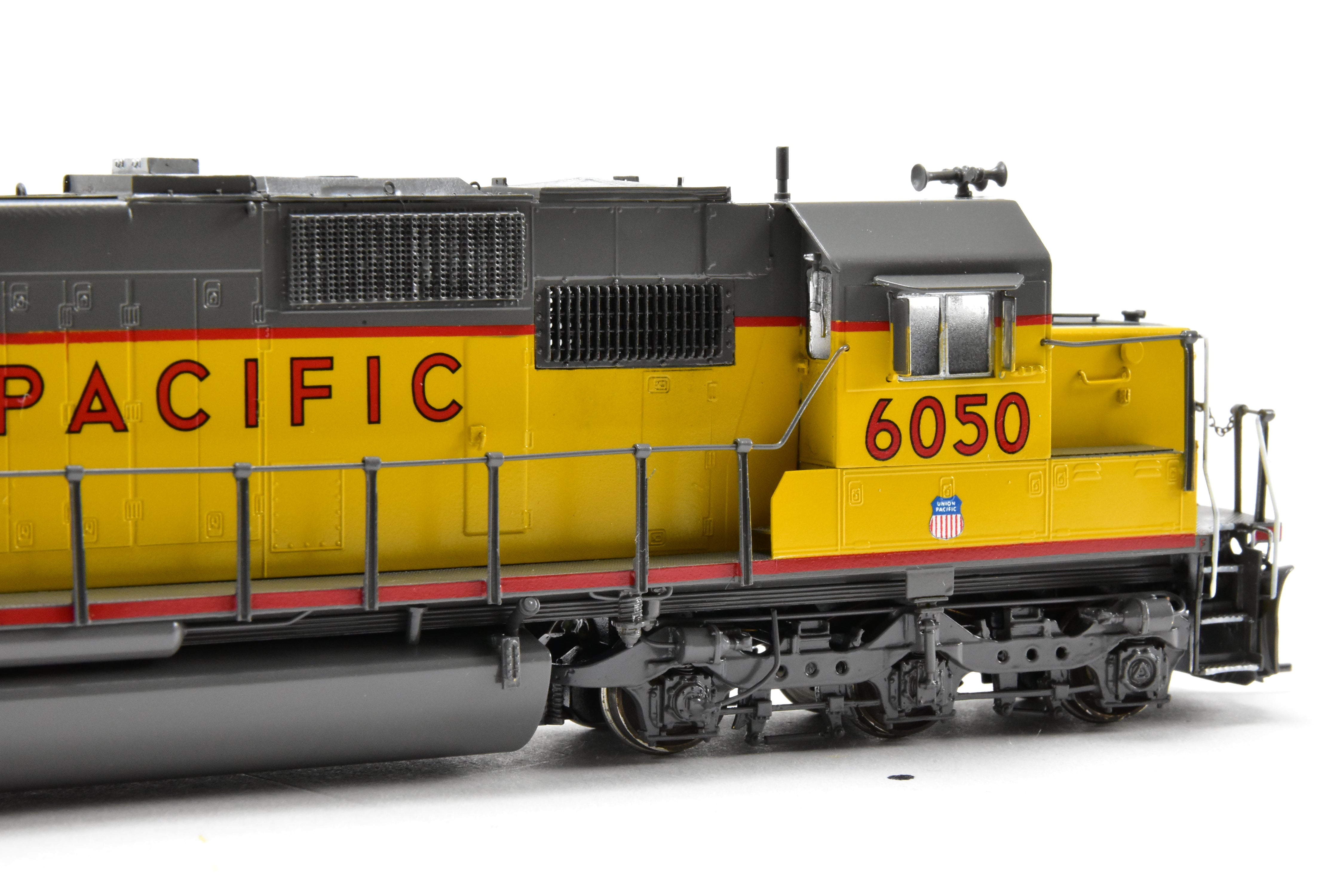 HO Scale Brass Union Pacific EMD SD60 Locomotive Model by Overland Models, Inc., Custom Painted with Road Number 6050