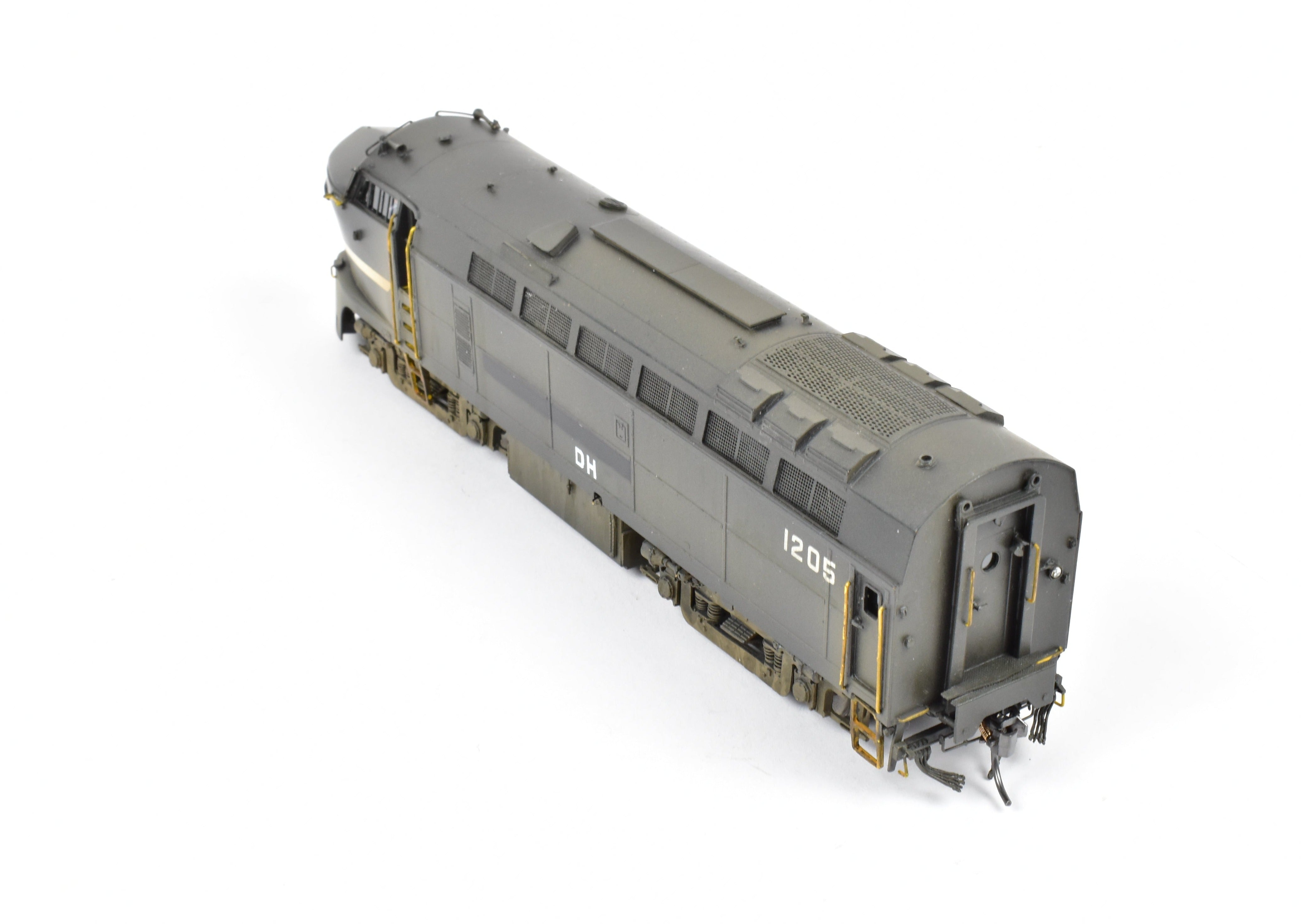 HO Brass OMI - Overland Models' D&H BLW RF-16 Shark Nose A-unit No. 1206 in NYC/D&H Patch
