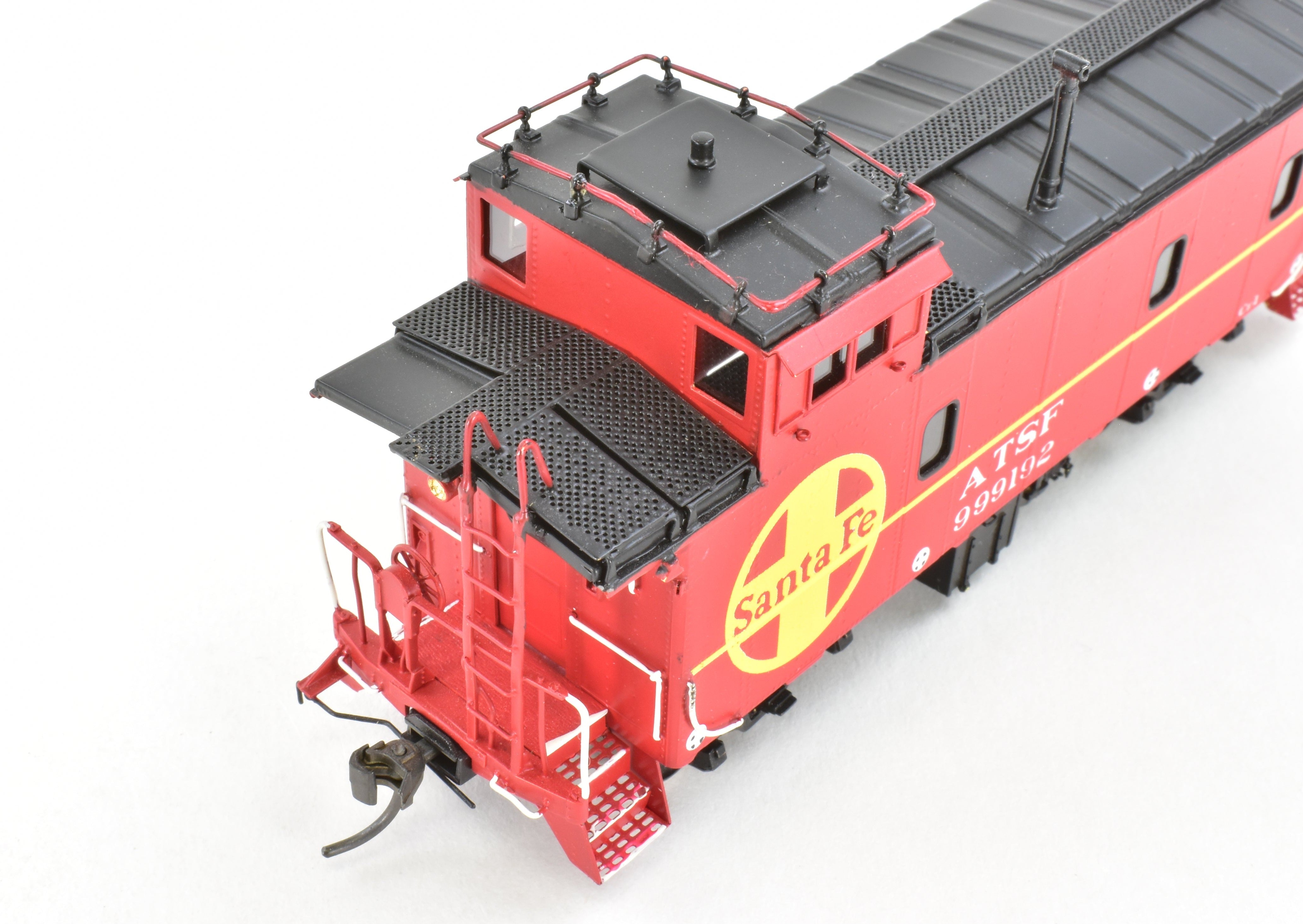 HO Scale Brass CIL Santa Fe Caboose - Challenger Imports AT & SF Class CE - 1 FP Model No. 999192, a Collectible Railroad Item
