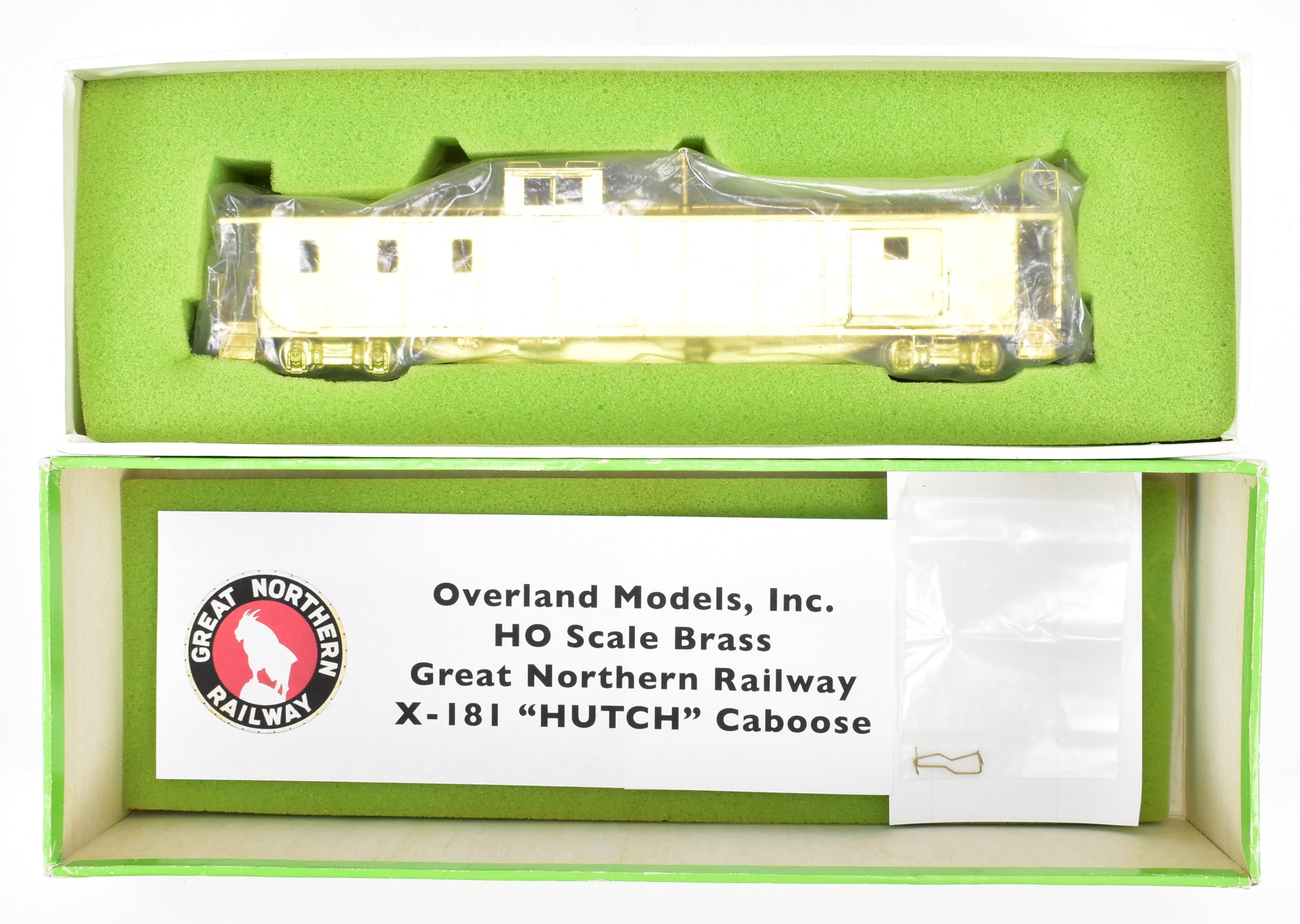 HO Scale Brass GN - Great Northern X - 181 Caboose by OMI Overland Models
