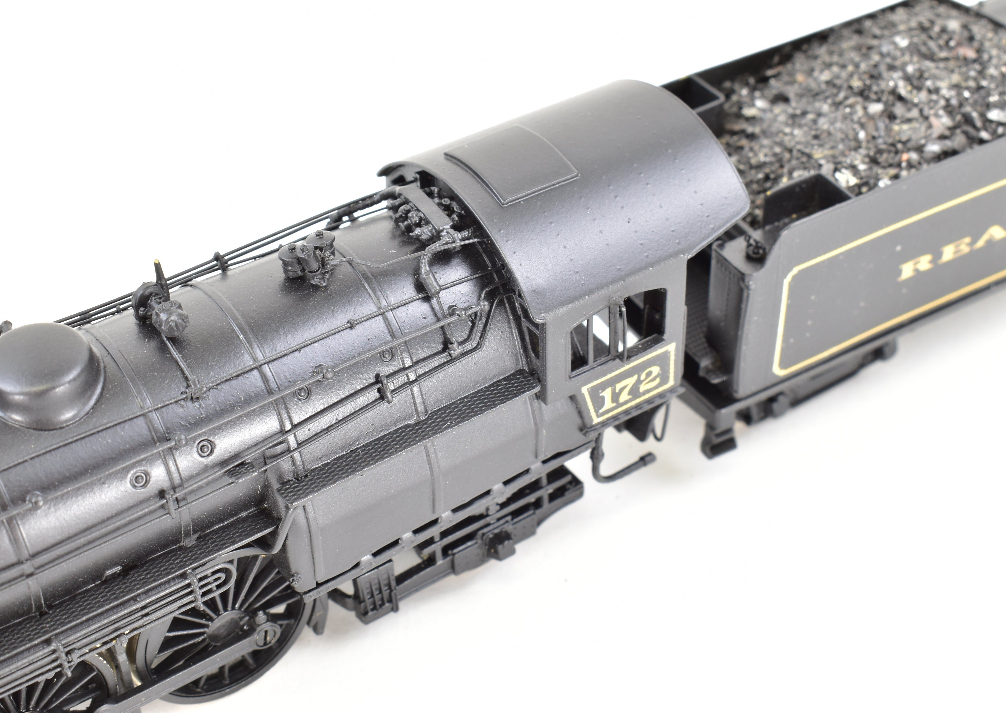 HO Scale Brass Model Train - Empire Midland Reading G2sa #175 4-6-2 Pacific Steam Locomotive CP No. 172 Equipped with Northwest Short Line (NWSL) Gearbox