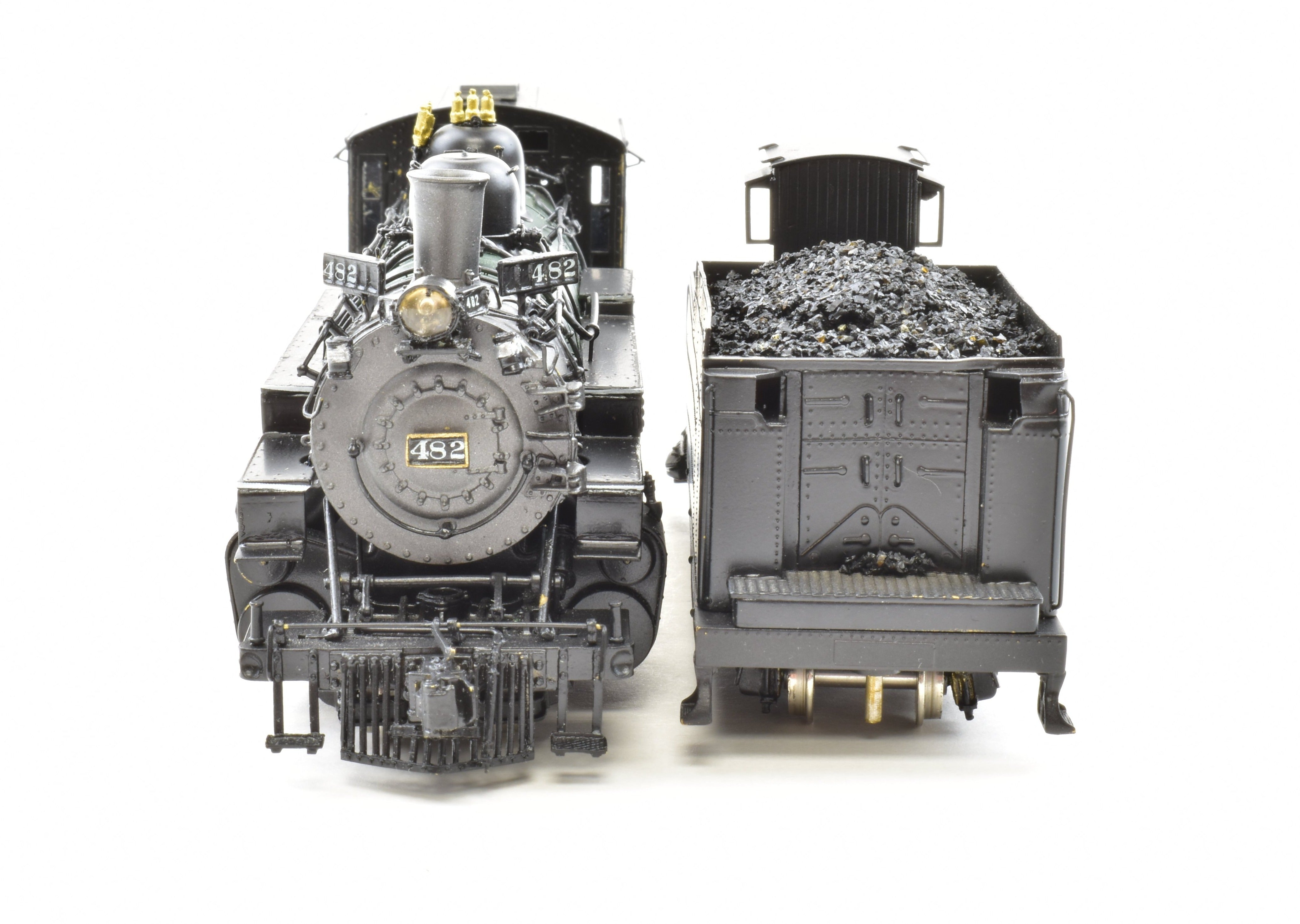 HOn3 Brass PFM Fujiyama - D&RGW Denver & Rio Grande Western K - 36 2 - 8 - 2 Pro Paint Locomotive #482