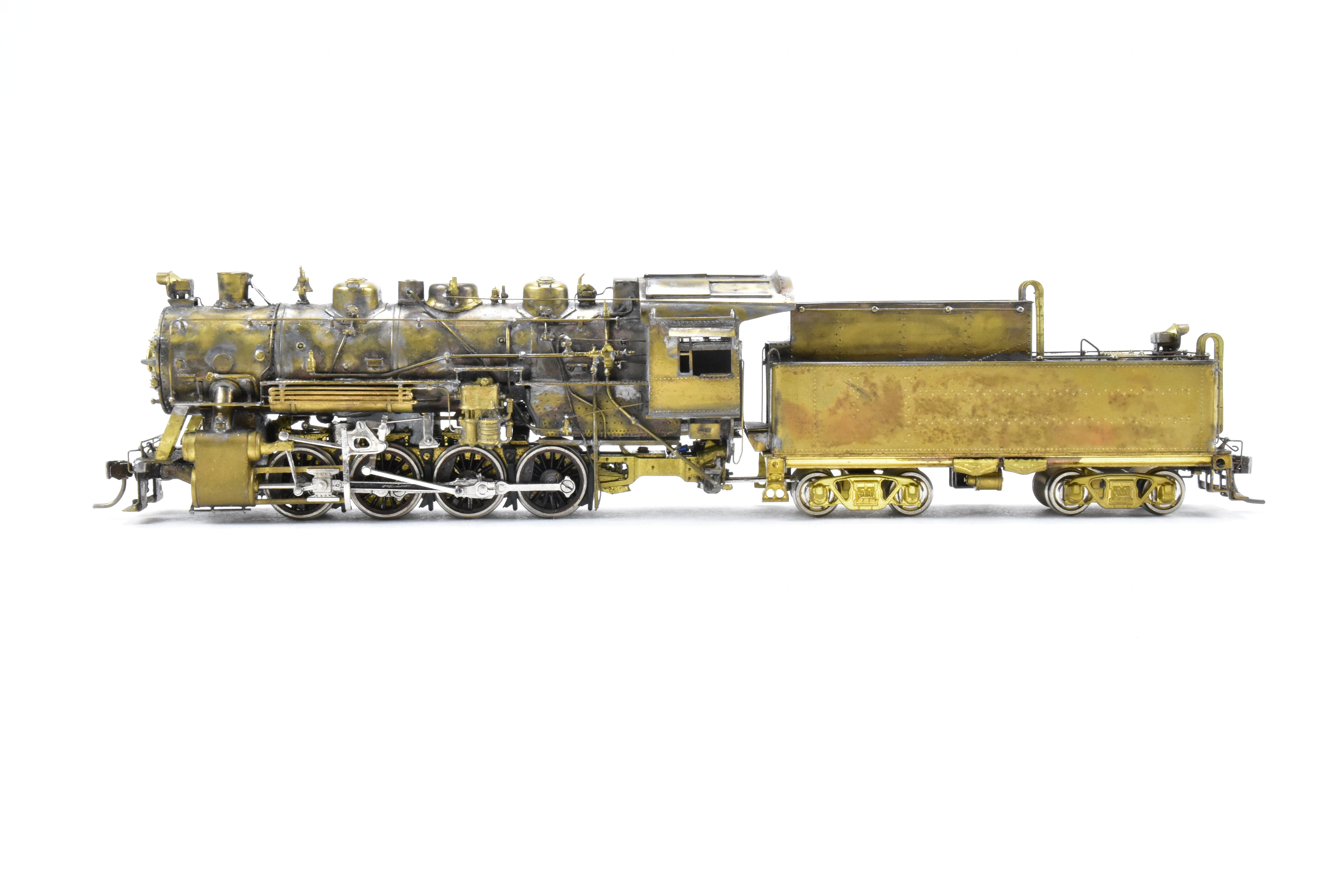 Exquisite HO Scale Brass Custom Model of Missouri Pacific 0-8-0 No. 9701 Scratch Built by Joe G. Collias - One-of-a-Kind Collector's Item