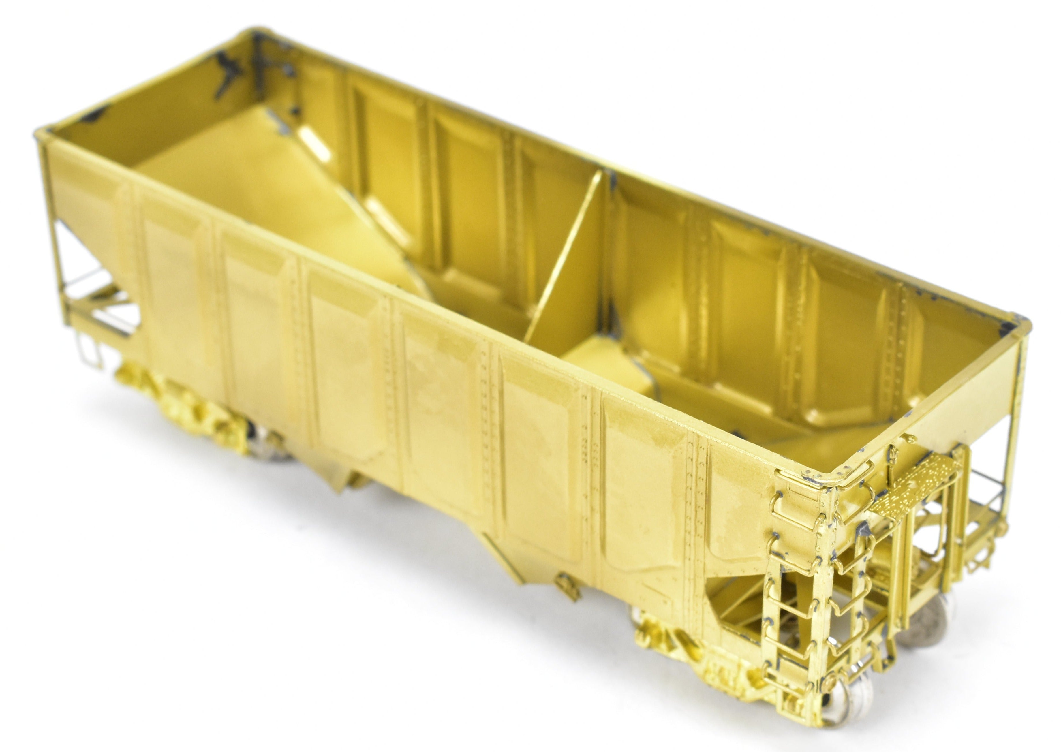 HO Scale Brass Model Railroad USRA - United States Railway Administration 2 - Bay Hopper Car by Overland Models, Inc. for Various Roads