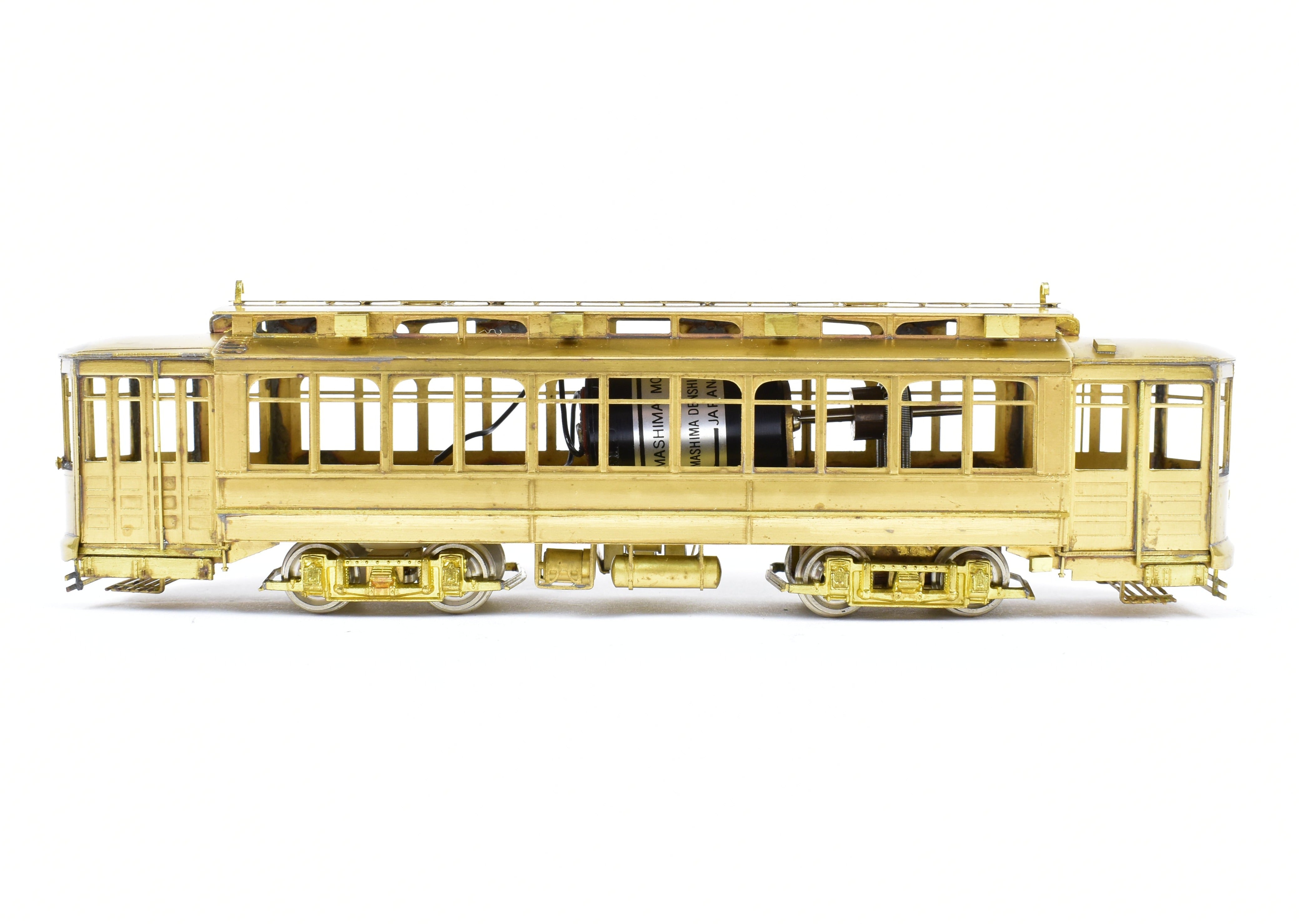 HO Scale Brass Model Train - Fairfield Models CSL Chicago Surface Lines Big Brill Single - Ended Car
