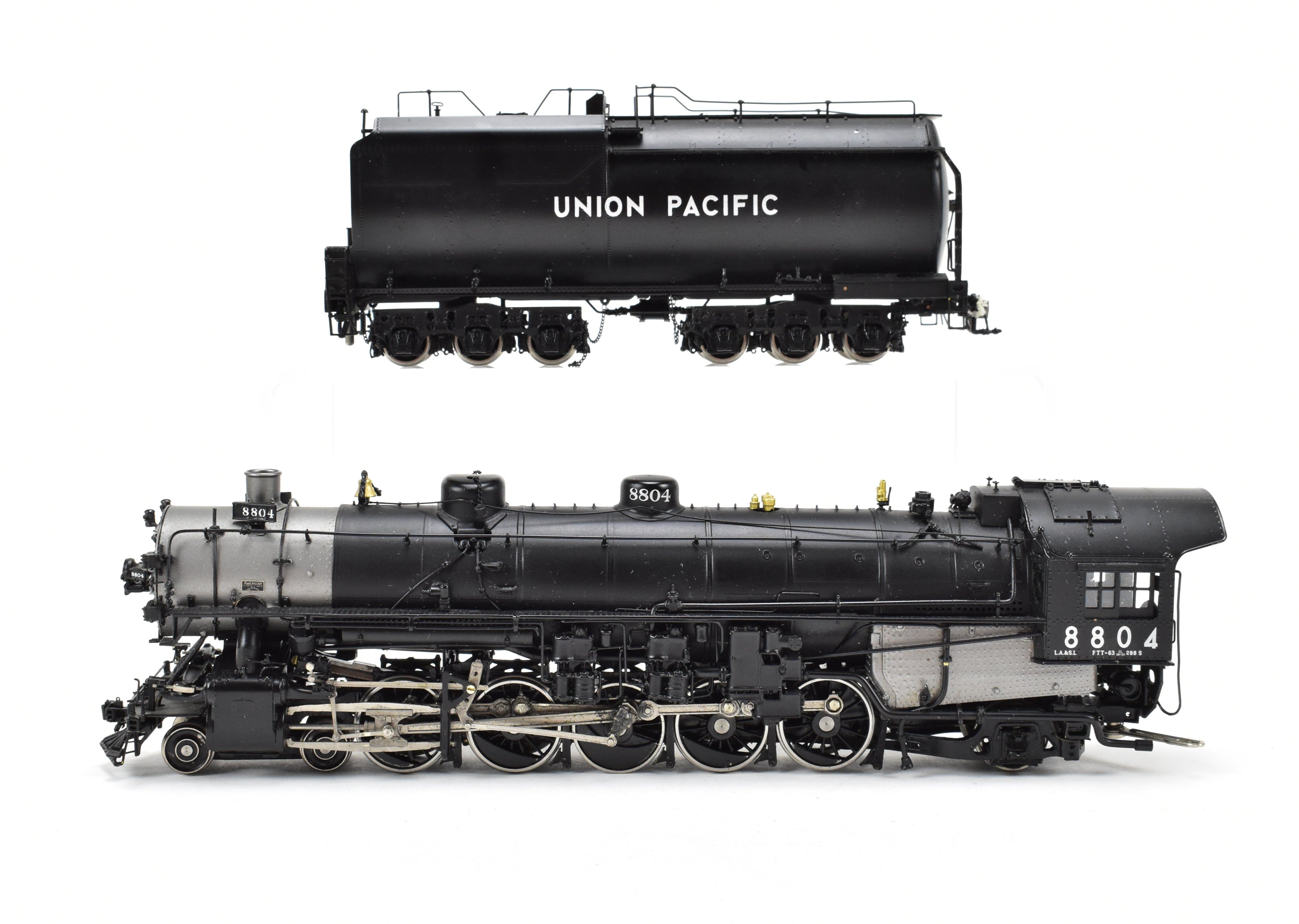HO Scale Brass Precision Scale Co. Union Pacific Class 4 - 10 - 2 Three - Cylinder Freight/Passenger Model Train #8804 in As - Is Condition