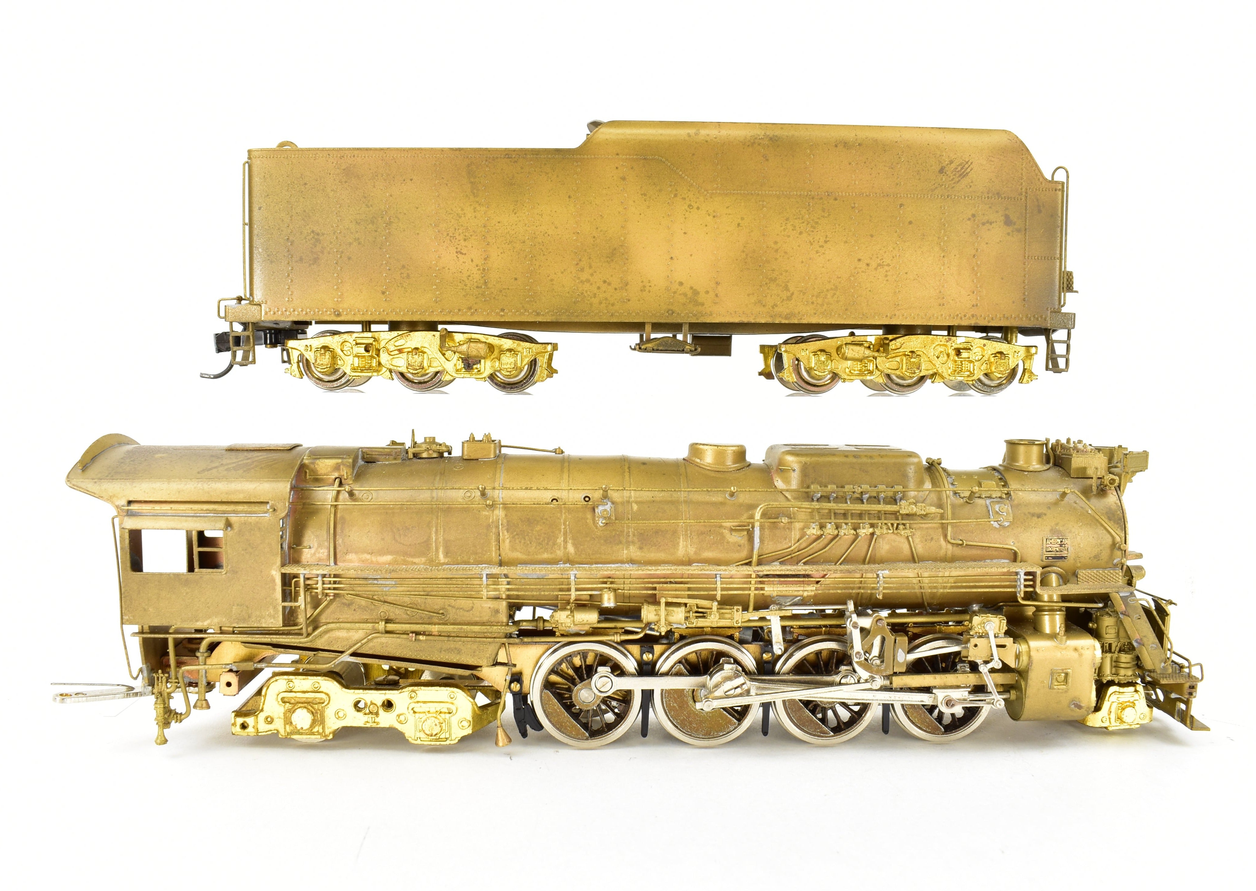 HO Scale Brass Pacific Fast Mail (PFM) Model Train - United C&O - Chesapeake & Ohio 2-8-4 Kanawha Locomotive
