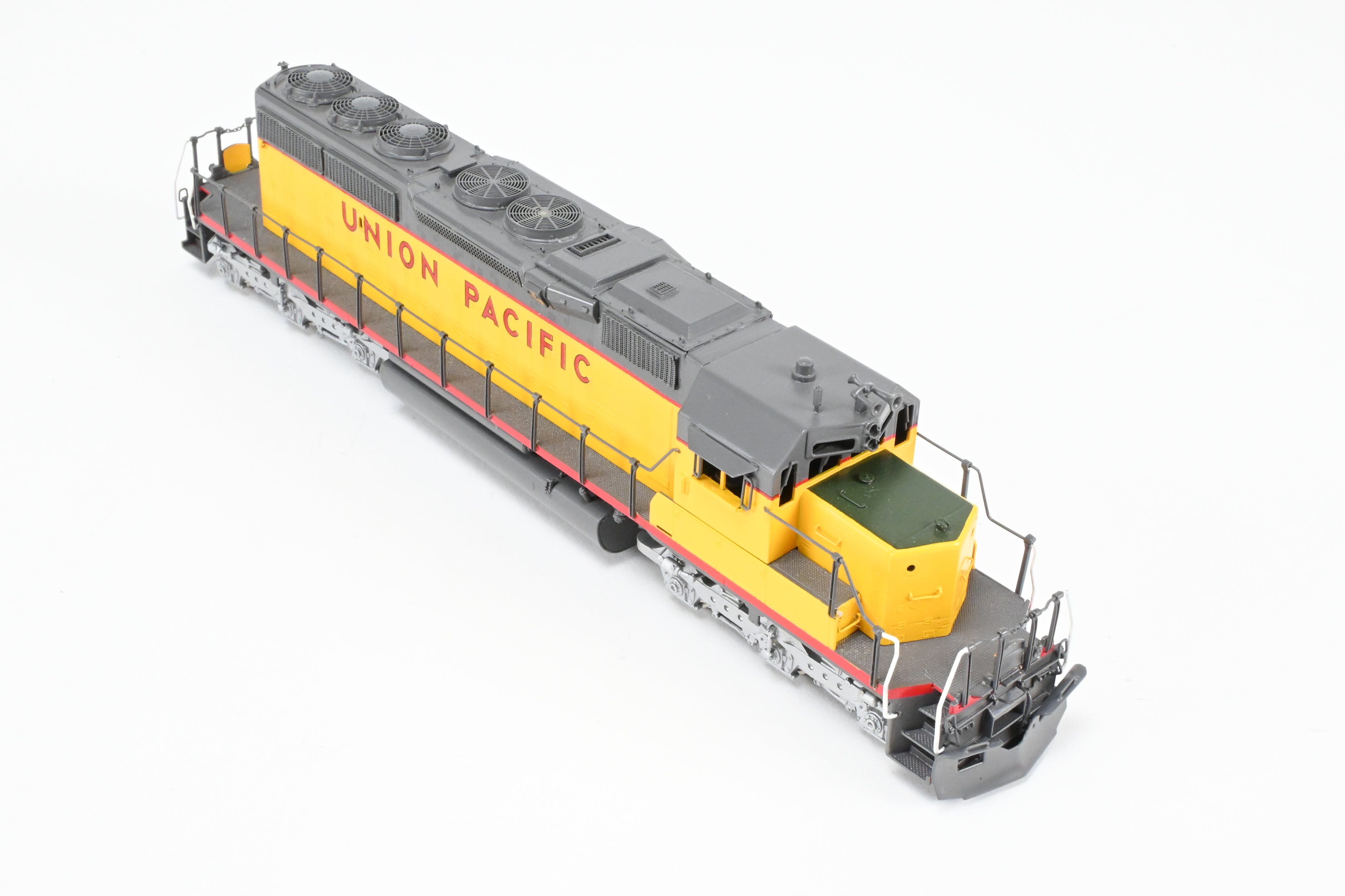 HO Scale Brass E&P Associates Union Pacific EMD SD40-2 Phase III Freight Locomotive Model, Factory Painted in UP Yellow and Gray, Lettered but Without Number