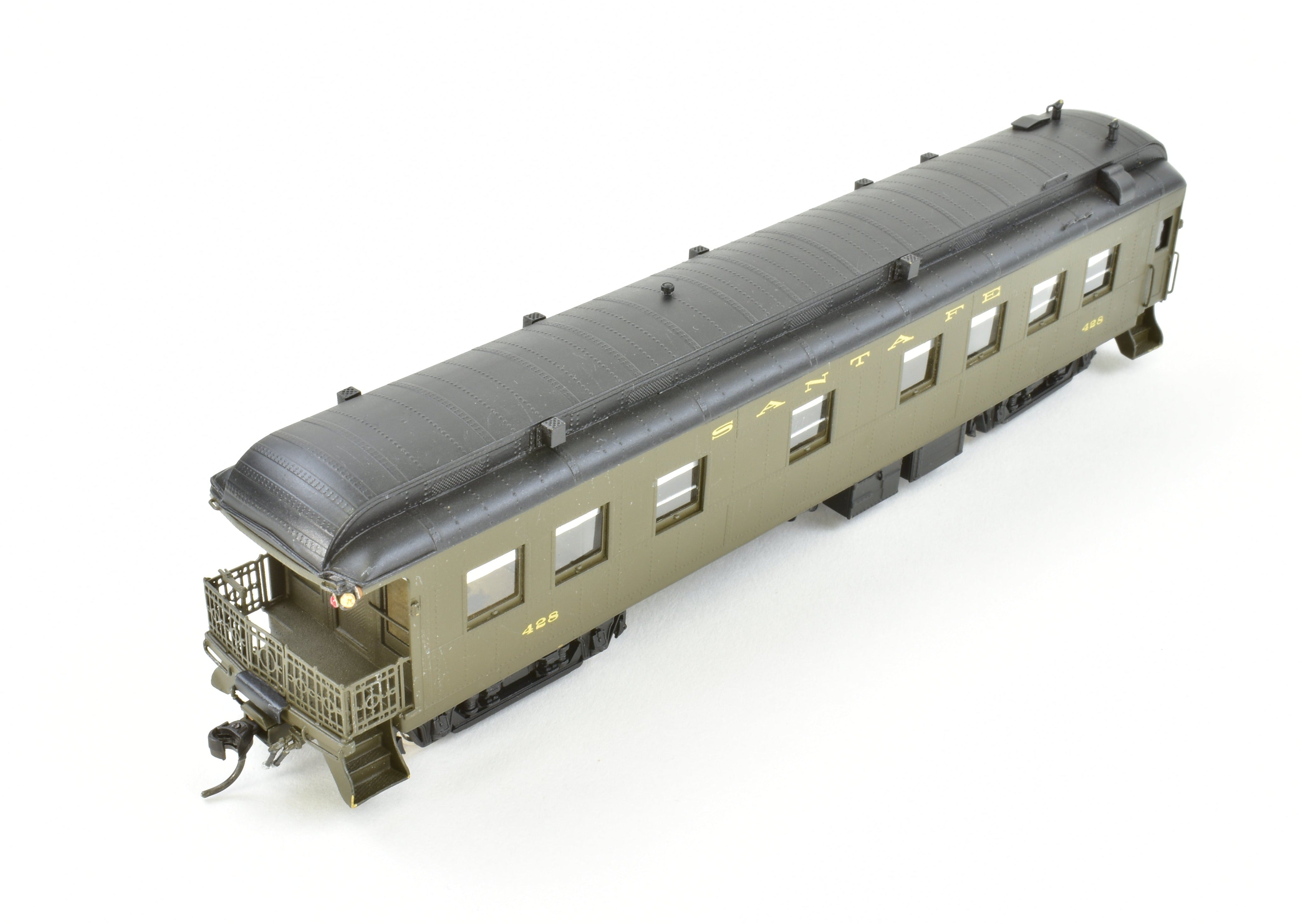 Custom Painted HO Brass Hallmark ATSF Santa Fe Superintendent's Car #400