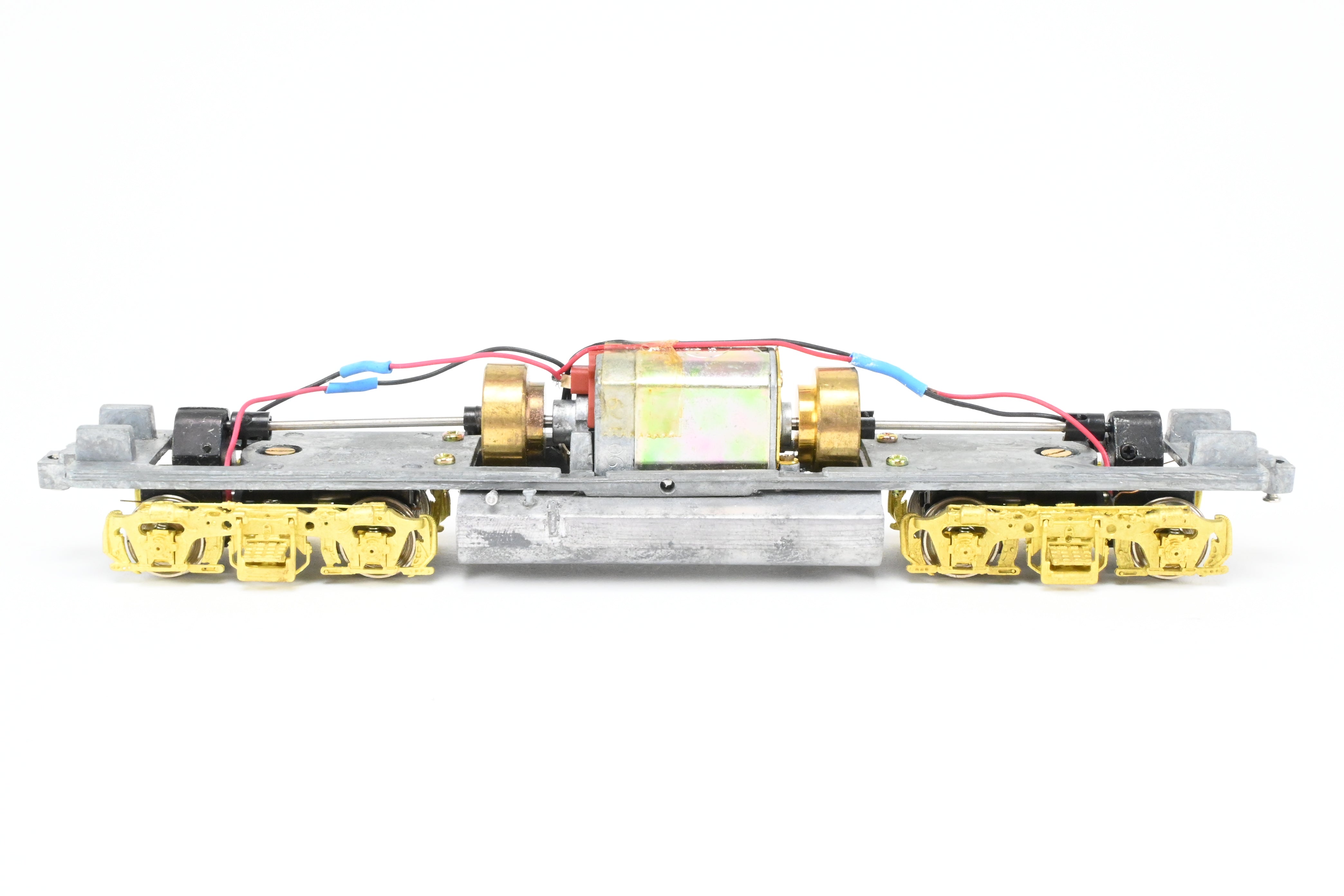 HO Scale Brass Athearn EMD GP40 - 2 Model Train Drive Systems with Blomberg B Trucks and Large Fuel Tank from Overland Models Inc. for Various Roads