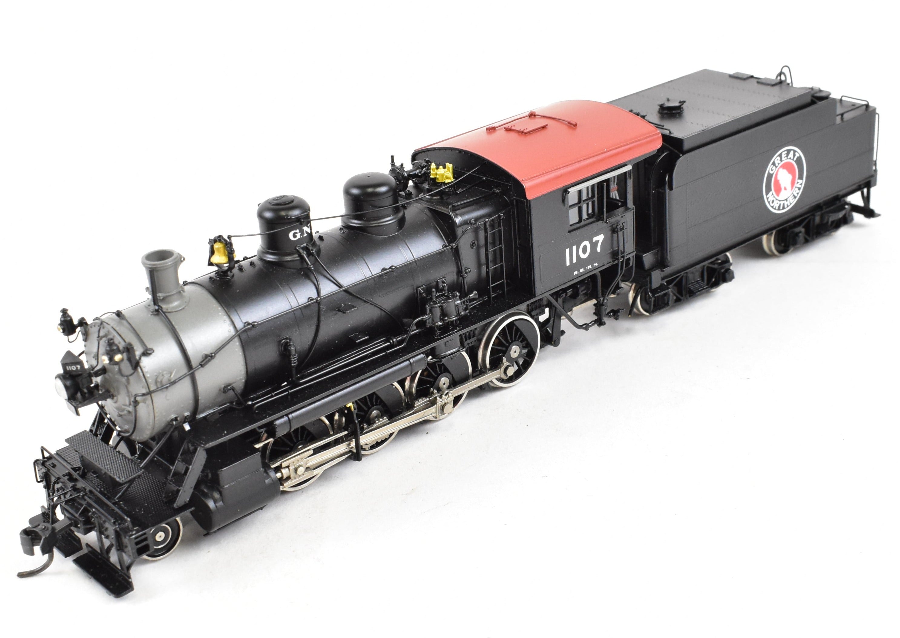 HO Scale Brass Steam Locomotive CON W&R Enterprises Great Northern F-5 2-8-0 FP No. 1107 Model