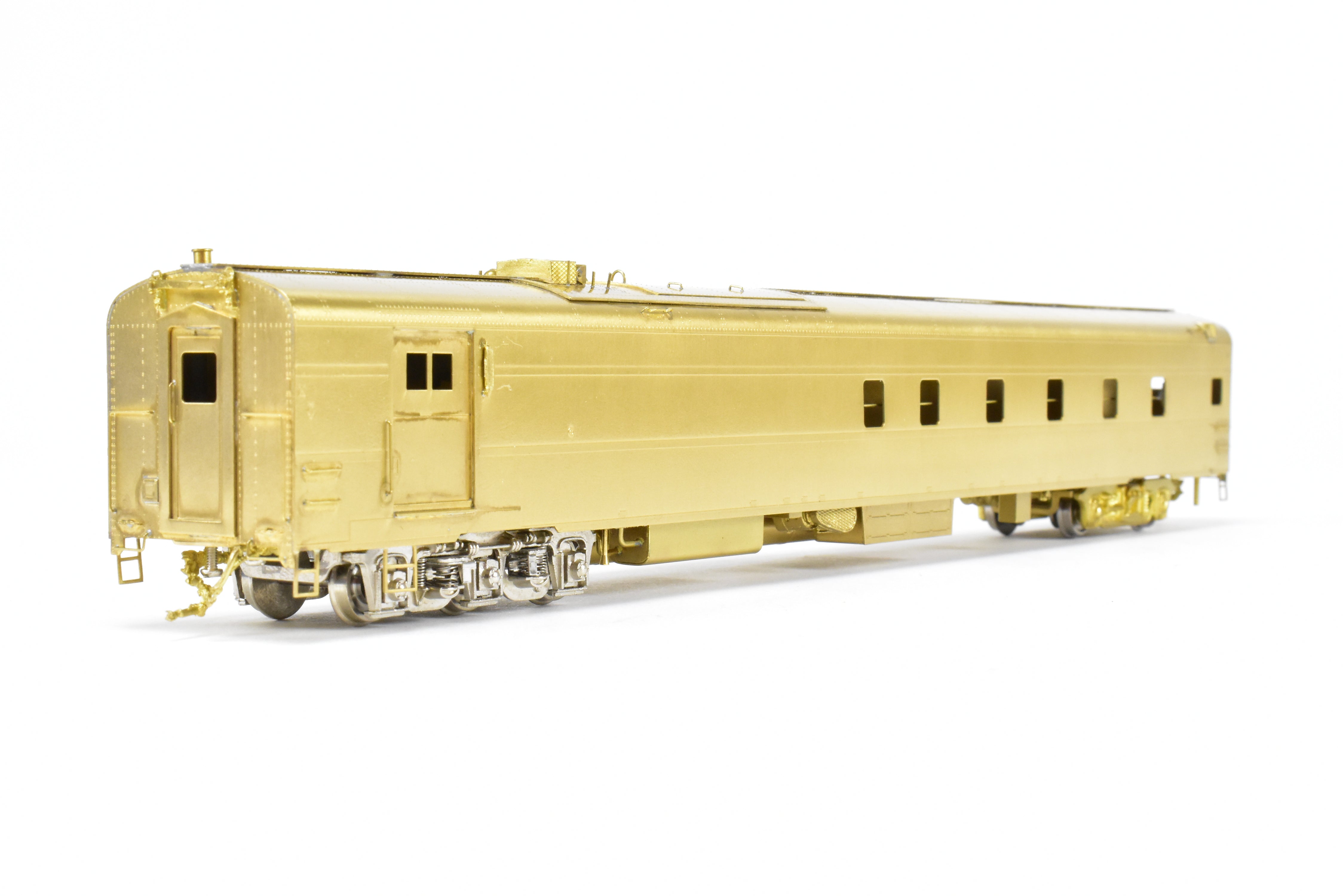 High - Quality HO Scale Brass Cascade Models Union Pacific Boiler/Baggage/Dormitory Cars #300 - 304