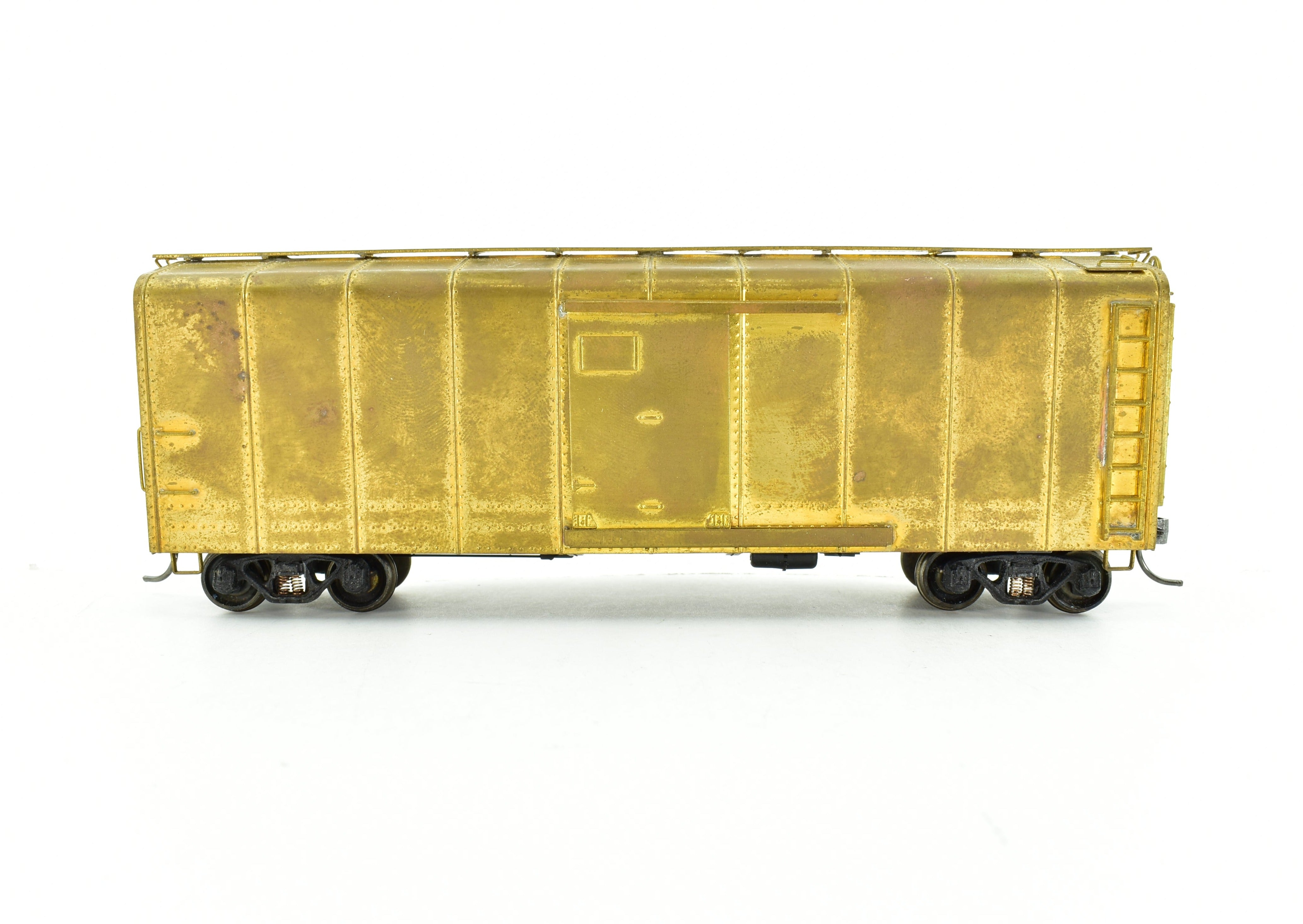 HO Scale Brass Model Trains by Trains Inc. - Baltimore & Ohio M - 53 Wagon - top Boxcar in As - Is Condition