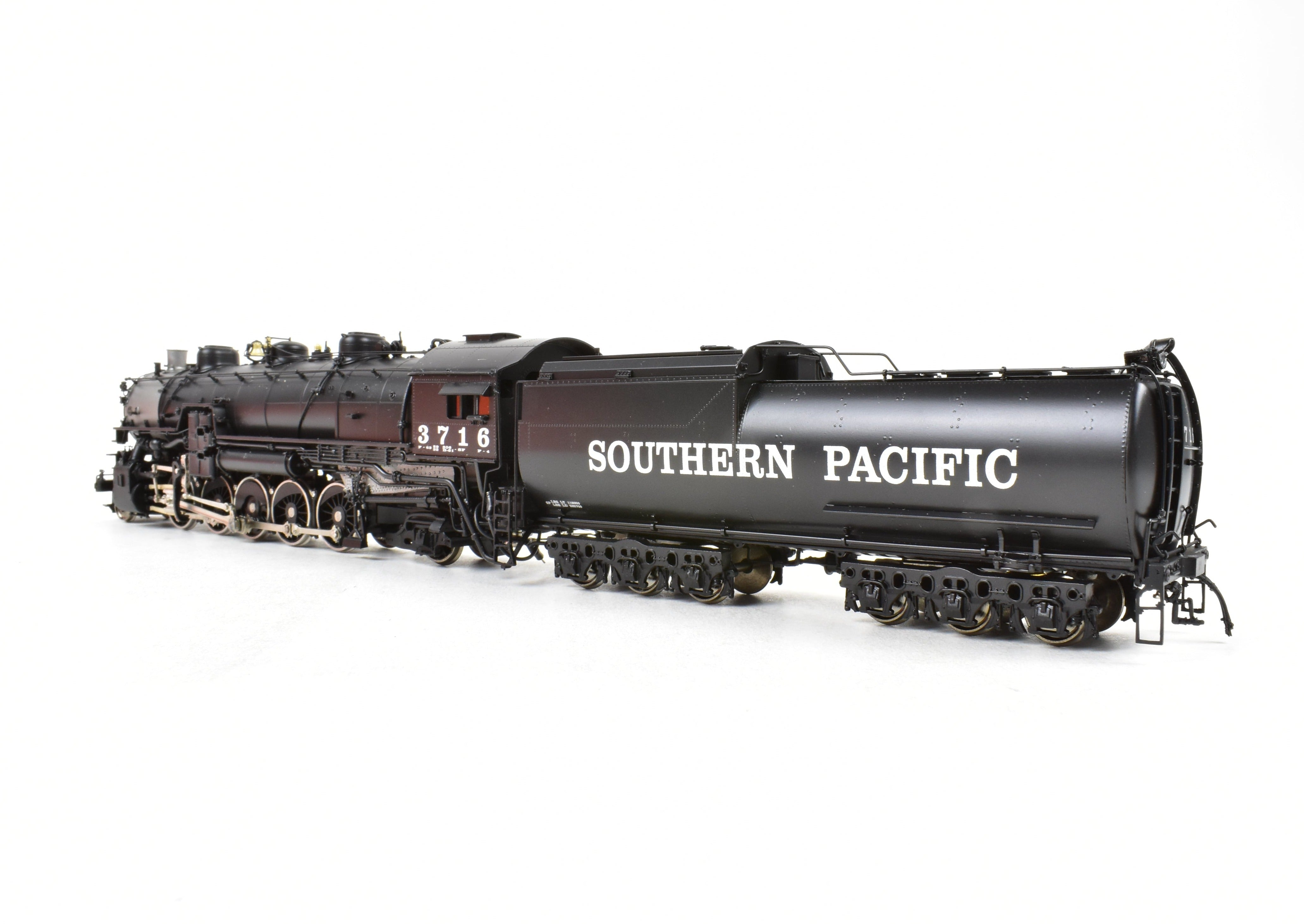HO Scale Brass Precision Scale Co. Southern Pacific F-4 2-10-2 Factory Painted Locomotive Model No. 3716