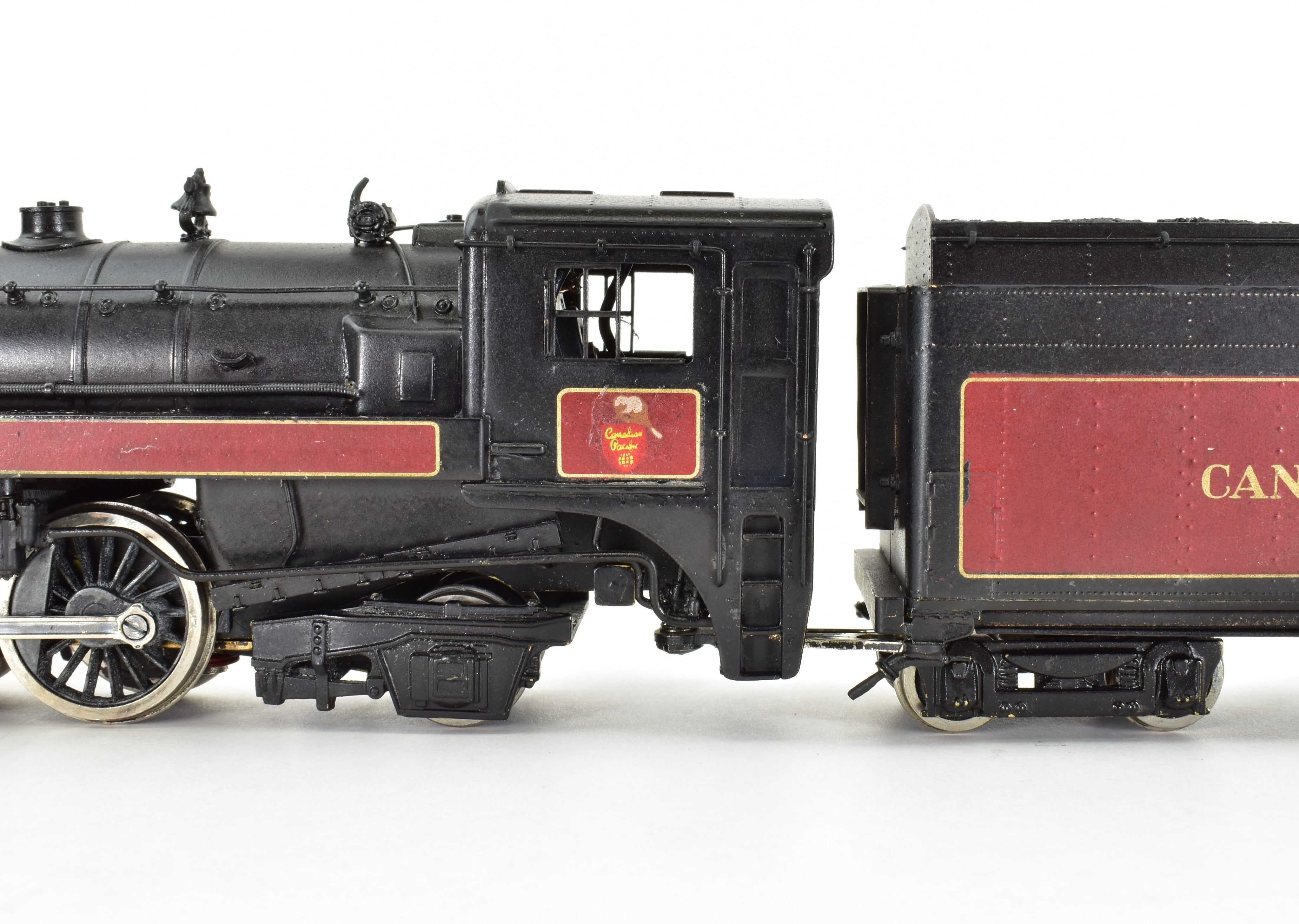 HO Scale Brass Model Train - Van Hobbies CPR Canadian Pacific Railway G - 3 4 - 6 - 2 Custom Painted Locomotive