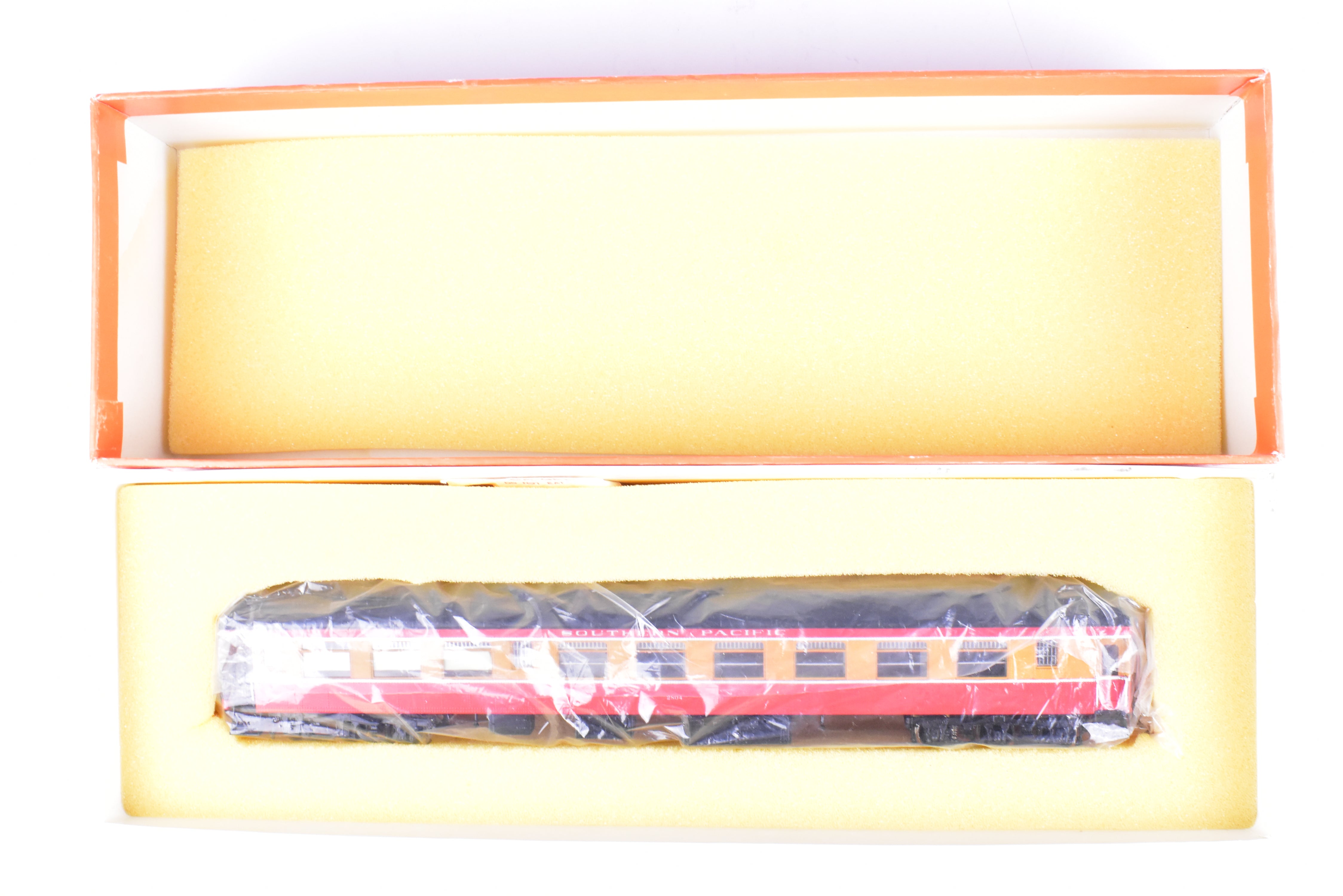 HO Scale Brass Precision Scale Co. Model - Southern Pacific Harriman CS 72' Observation Car of Class 70 - O - 1 in Daylight Scheme, Custom Painted and Lettered #2804