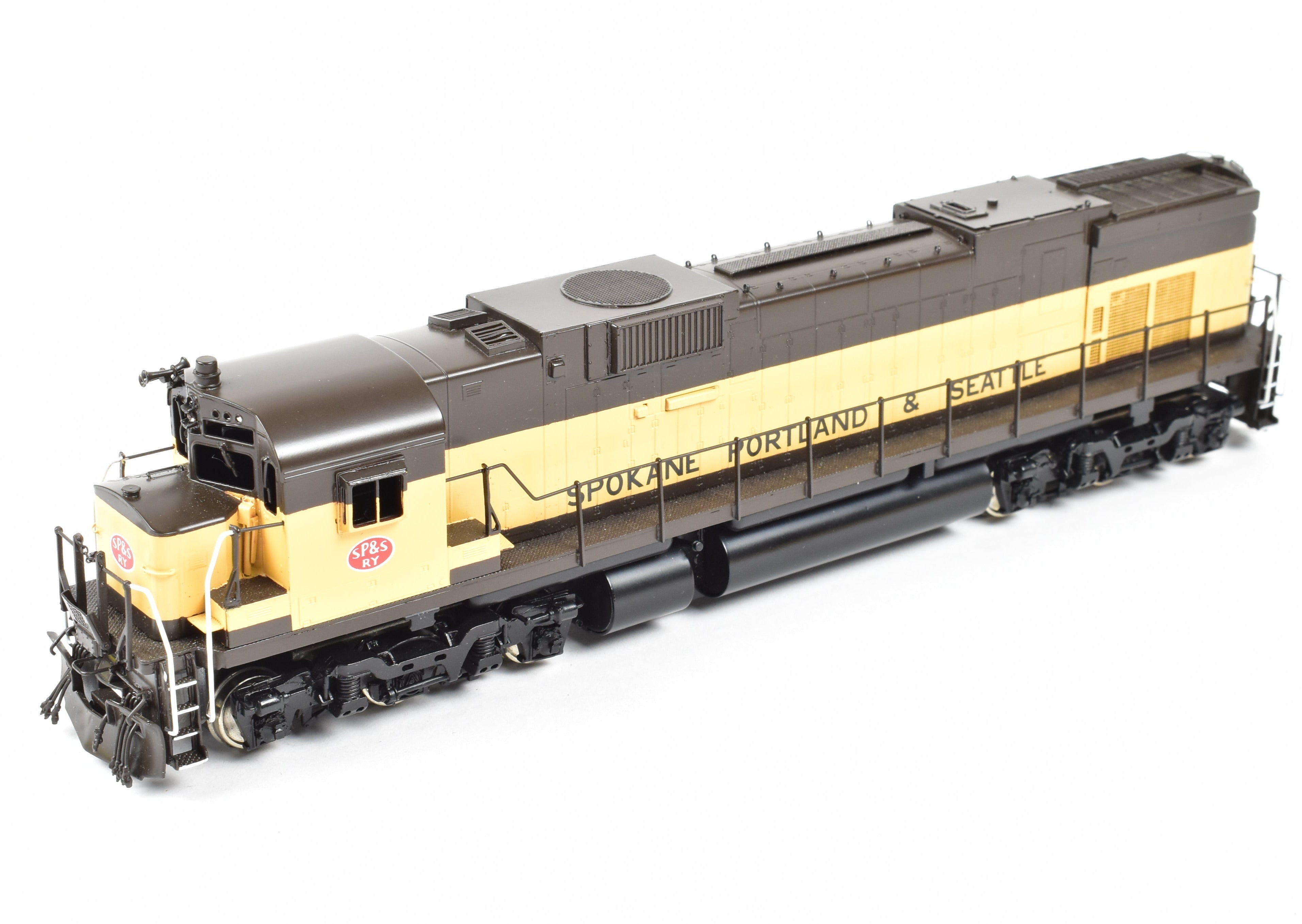 HO Scale Brass Model Train - Oriental Limited/Challenger Imports' Spokane, Portland & Seattle Alco C - 636 FP Un - numbered Locomotive