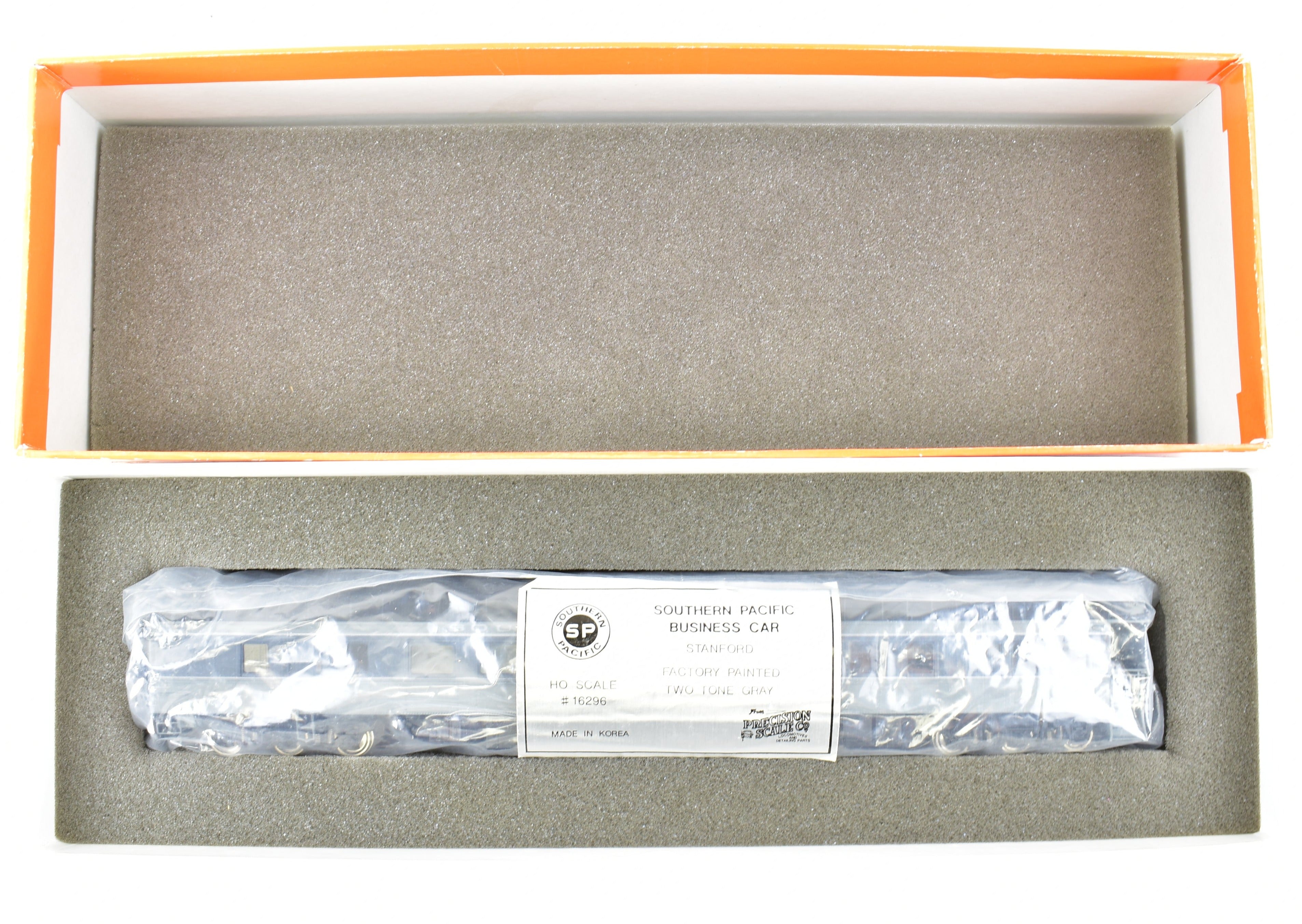 HO Brass Precision Scale Co. SP Southern Pacific Business Official Car in Two-Tone Grey