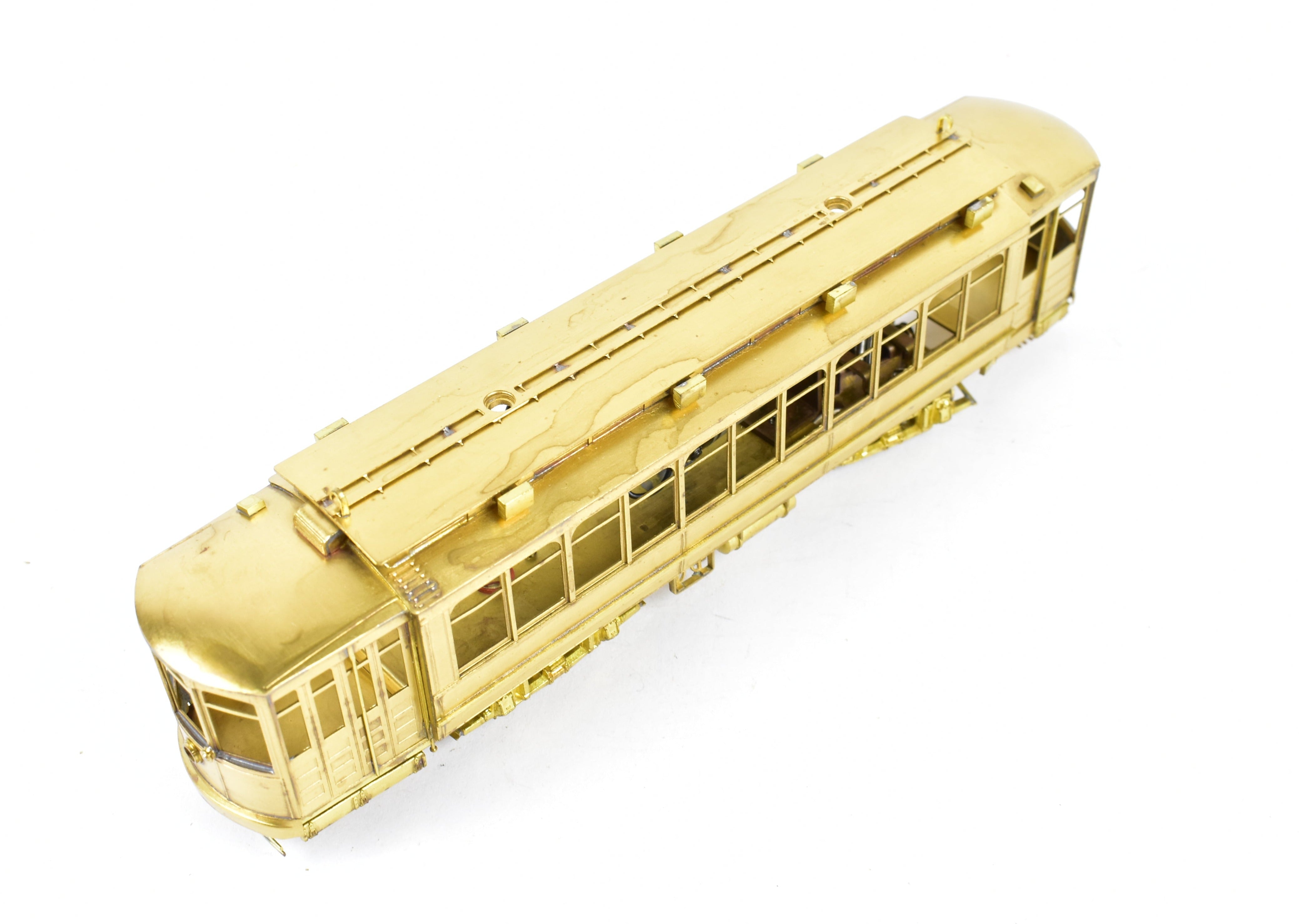 HO Scale Brass Model Train - Fairfield Models CSL Chicago Surface Lines Big Brill Single - Ended Car
