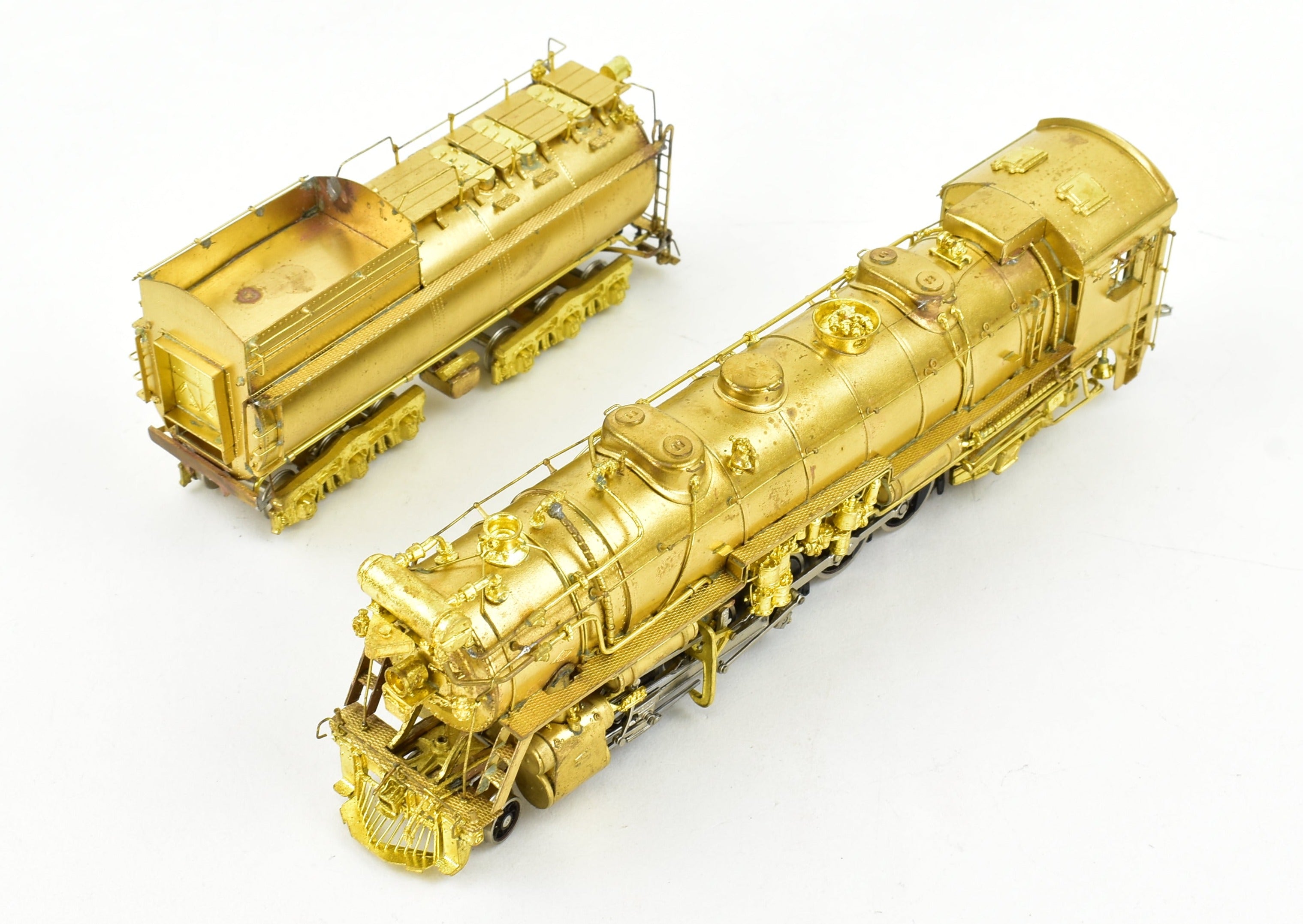 HO Scale Brass Model Train - Van Hobbies Canadian National Railway (CNR) 2-10-2 Class T-2a Locomotive #4100