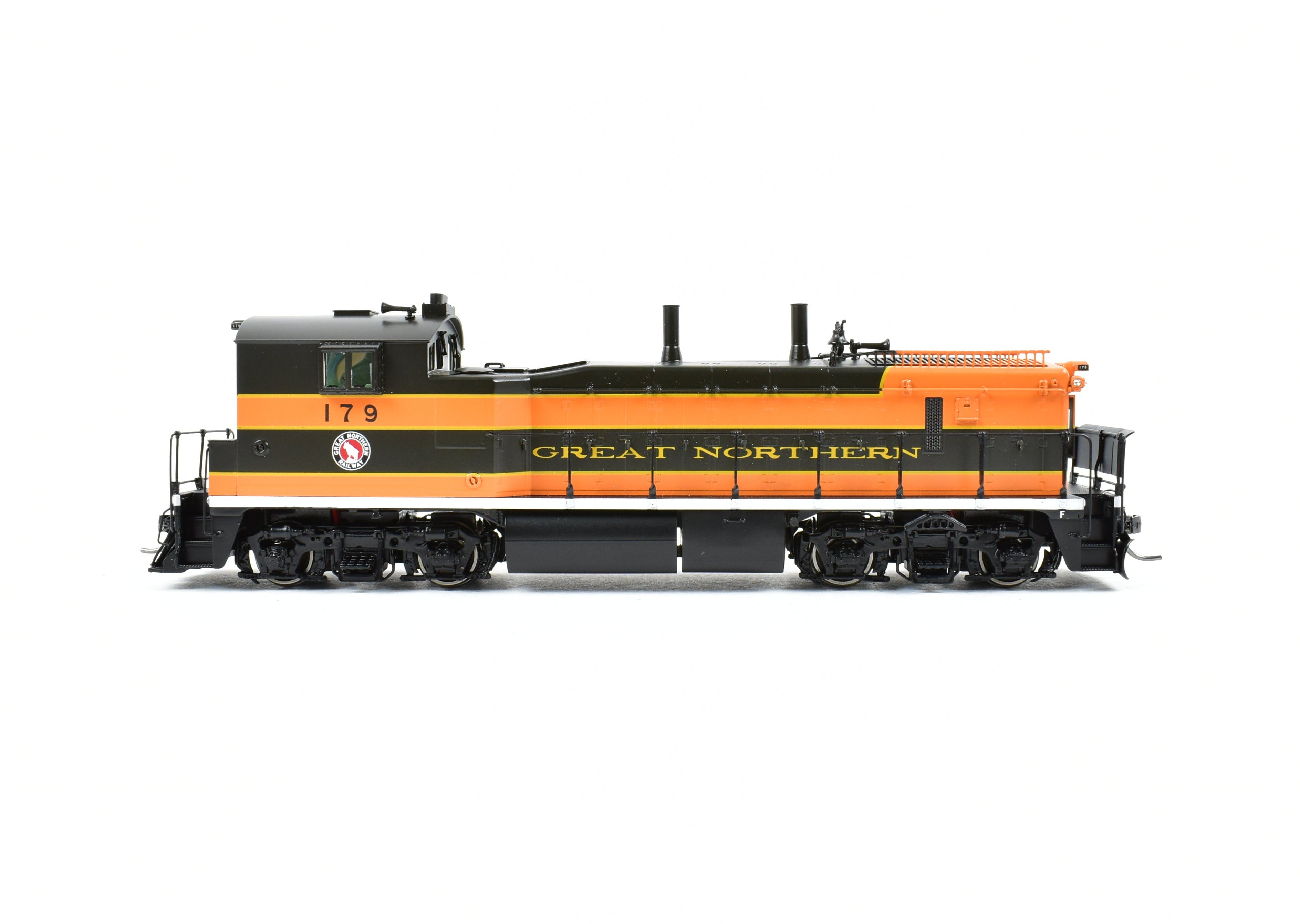 High - Quality HO Scale New Brass Division Point Great Northern EMD NW - 3 Locomotive Model No. 179 FP