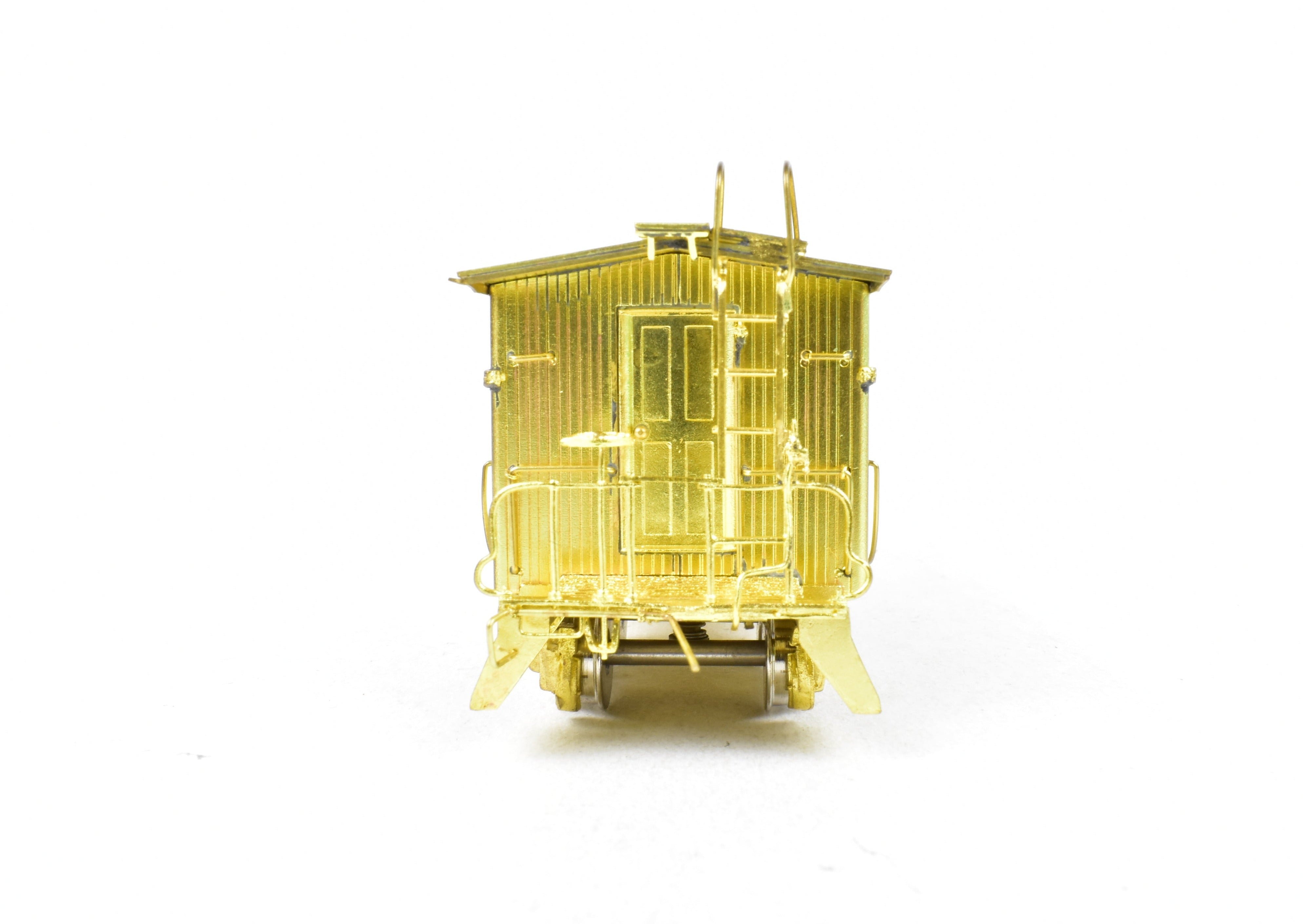 HO Brass OMI CSTtP M&O C&NW Wood Bay - Window Caboose #6076 Omaha Road