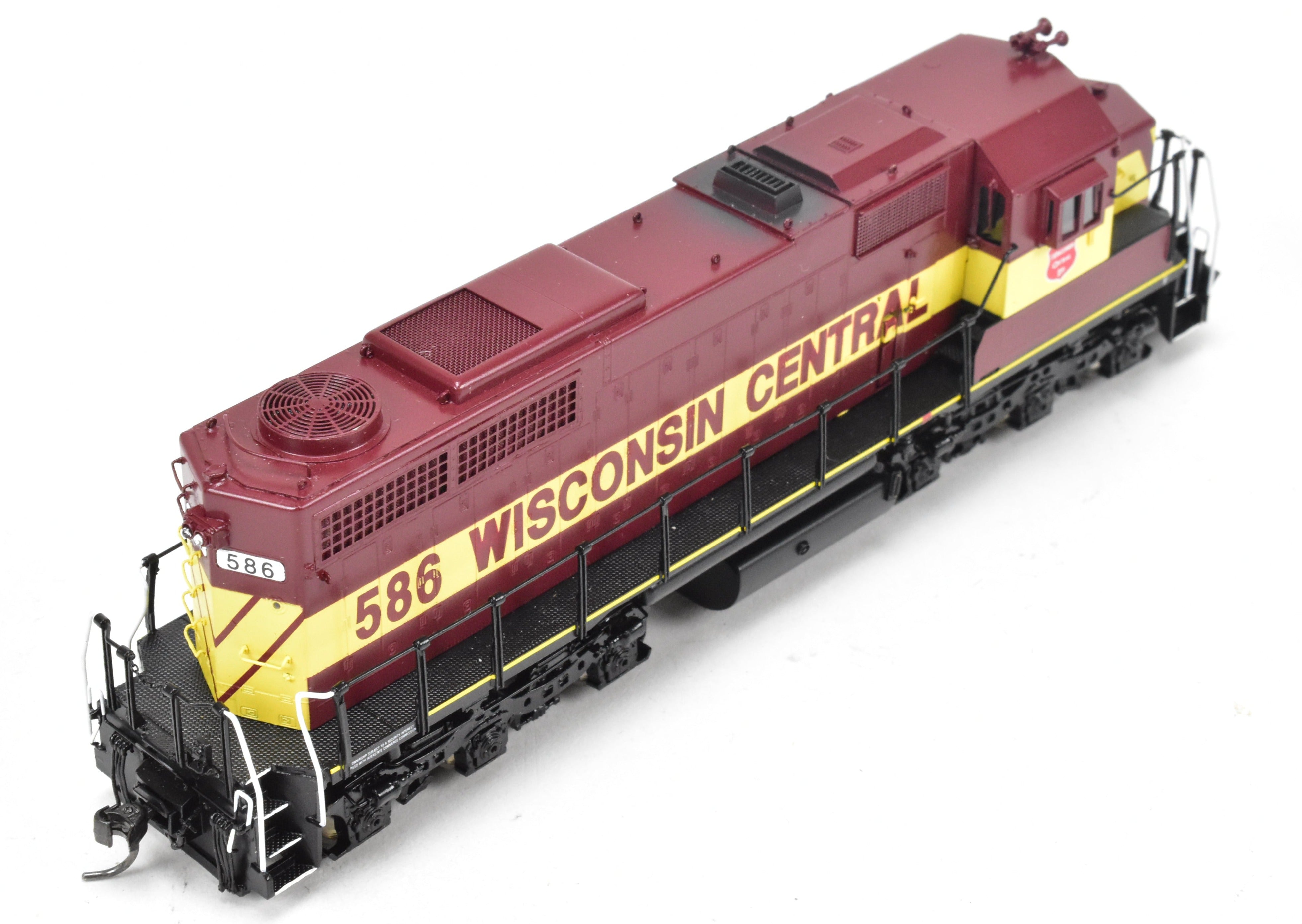 HO Scale Brass Diesel Locomotive - Overland Models, Inc. WC - Wisconsin Central EMD SDL39 Factory Painted Model No. 586