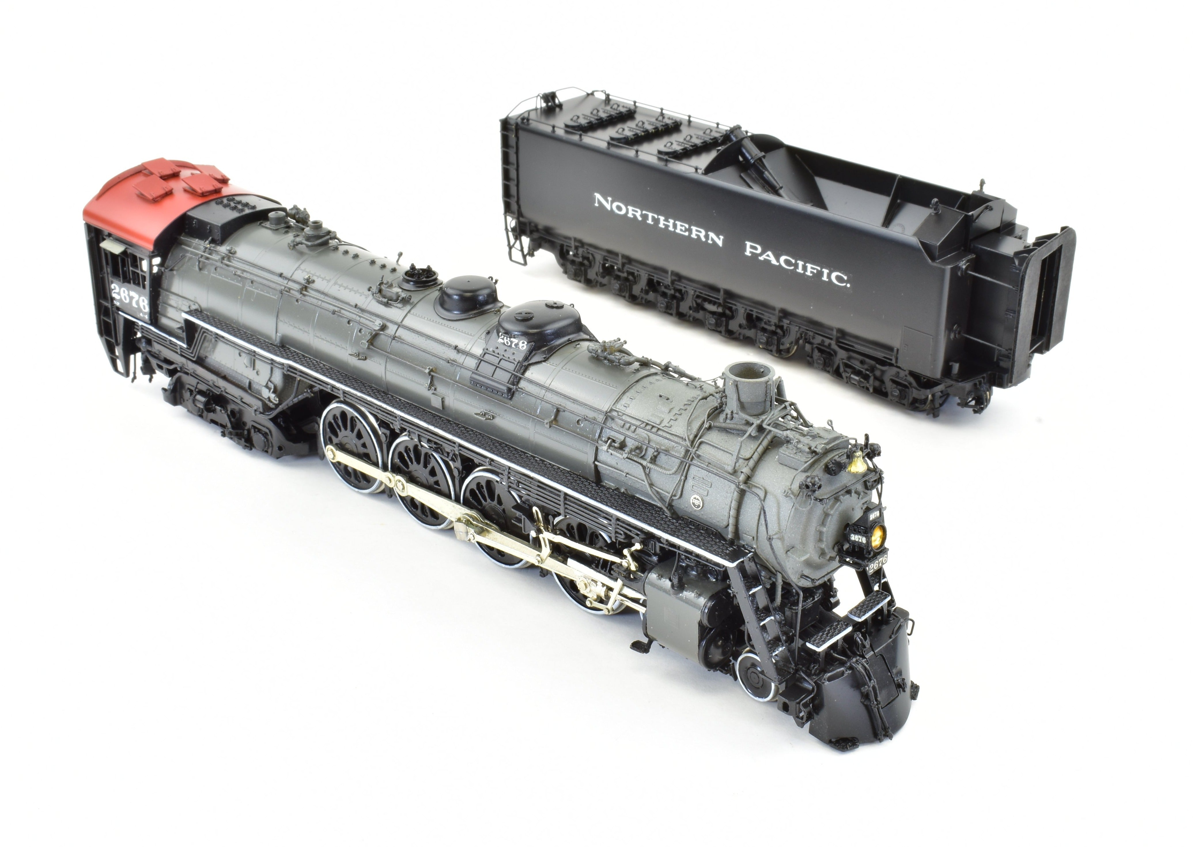 HO Scale Brass Northern Pacific A-4 4-8-4 Pro Painted Locomotive by W&R Enterprises